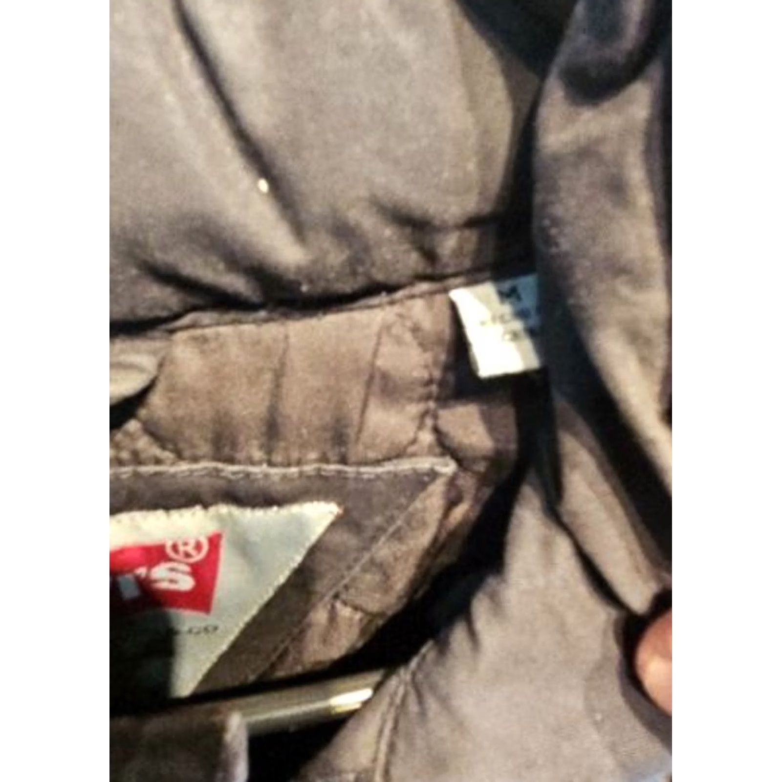 Levi's Levi's Black Lined Trucker Farm Work Bomber Jacket Mens Size Medium EUC Size US M / EU 48-50 / 2 - 5 Thumbnail