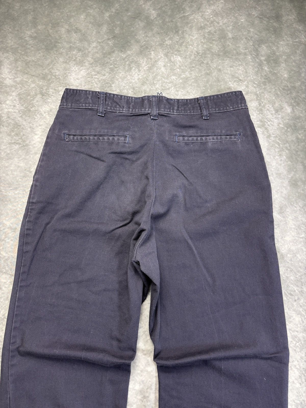 Vintage Vintage Work Pants Bleu de Travail Faded Canvas Carpenter 32 Size US 32 / EU 48 - 7 Thumbnail