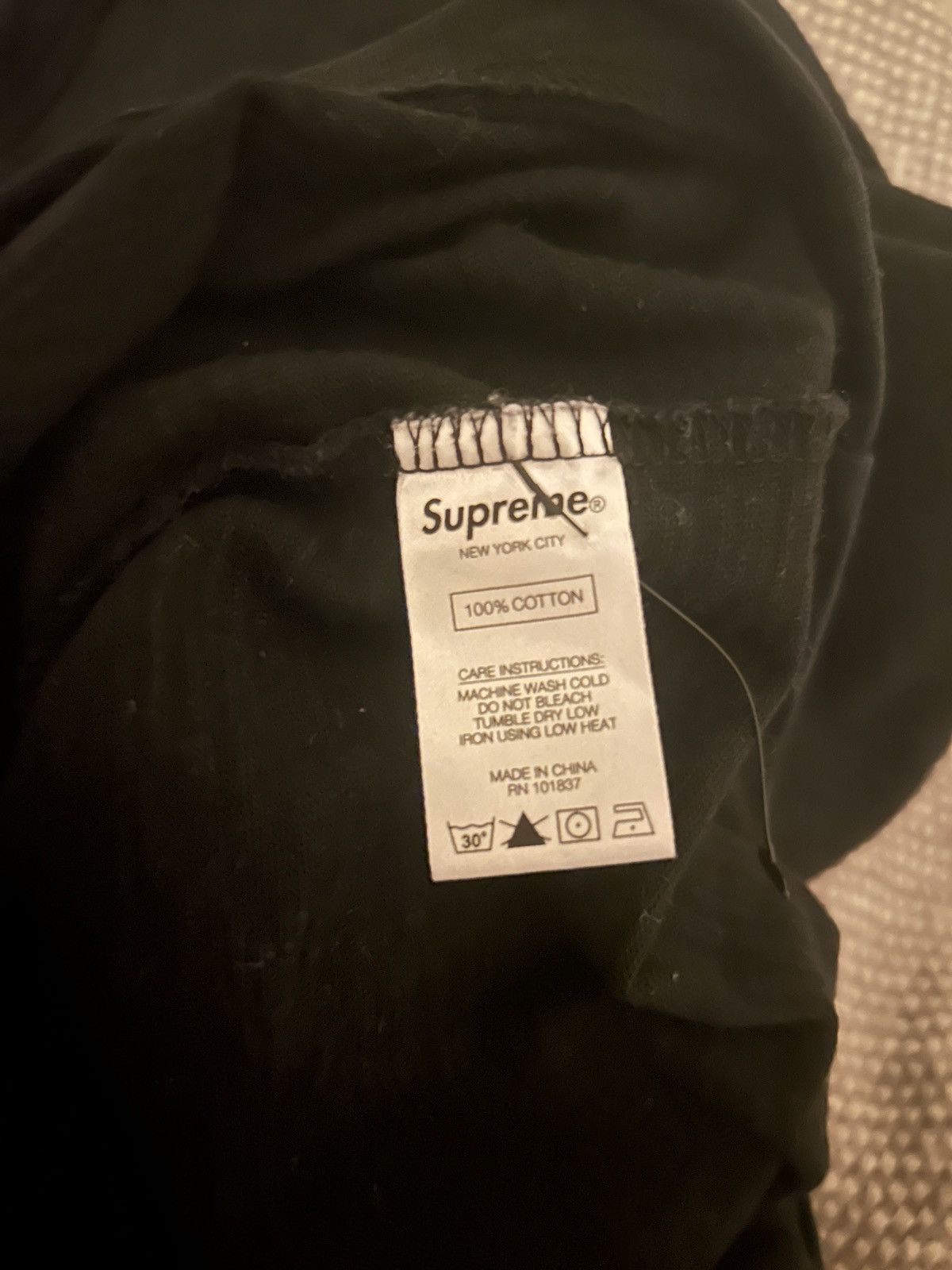 Supreme SUPREME COTTON TEE Size US M / EU 48-50 / 2 - 6 Thumbnail