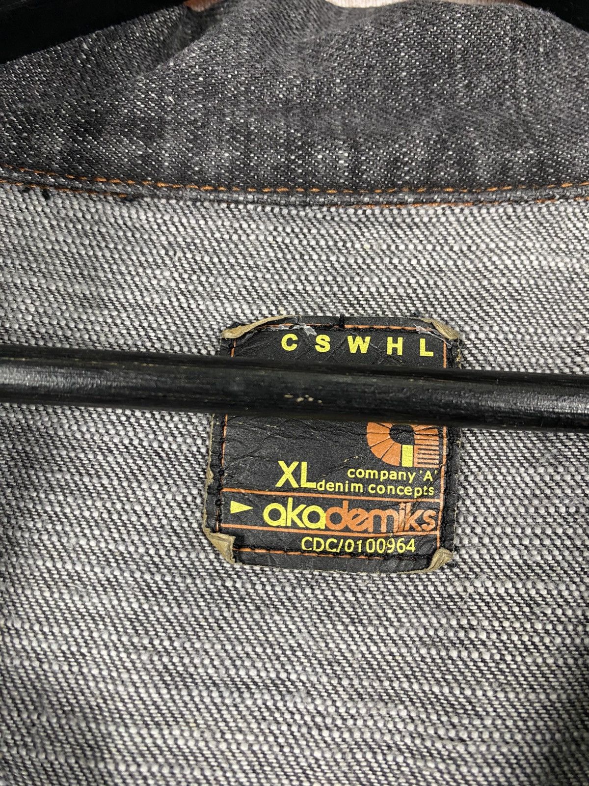 Akademiks Vintage Akademiks AKDMKS Denim Jacket Embroidered Hip Hop Size US XL / EU 56 / 4 - 11 Thumbnail