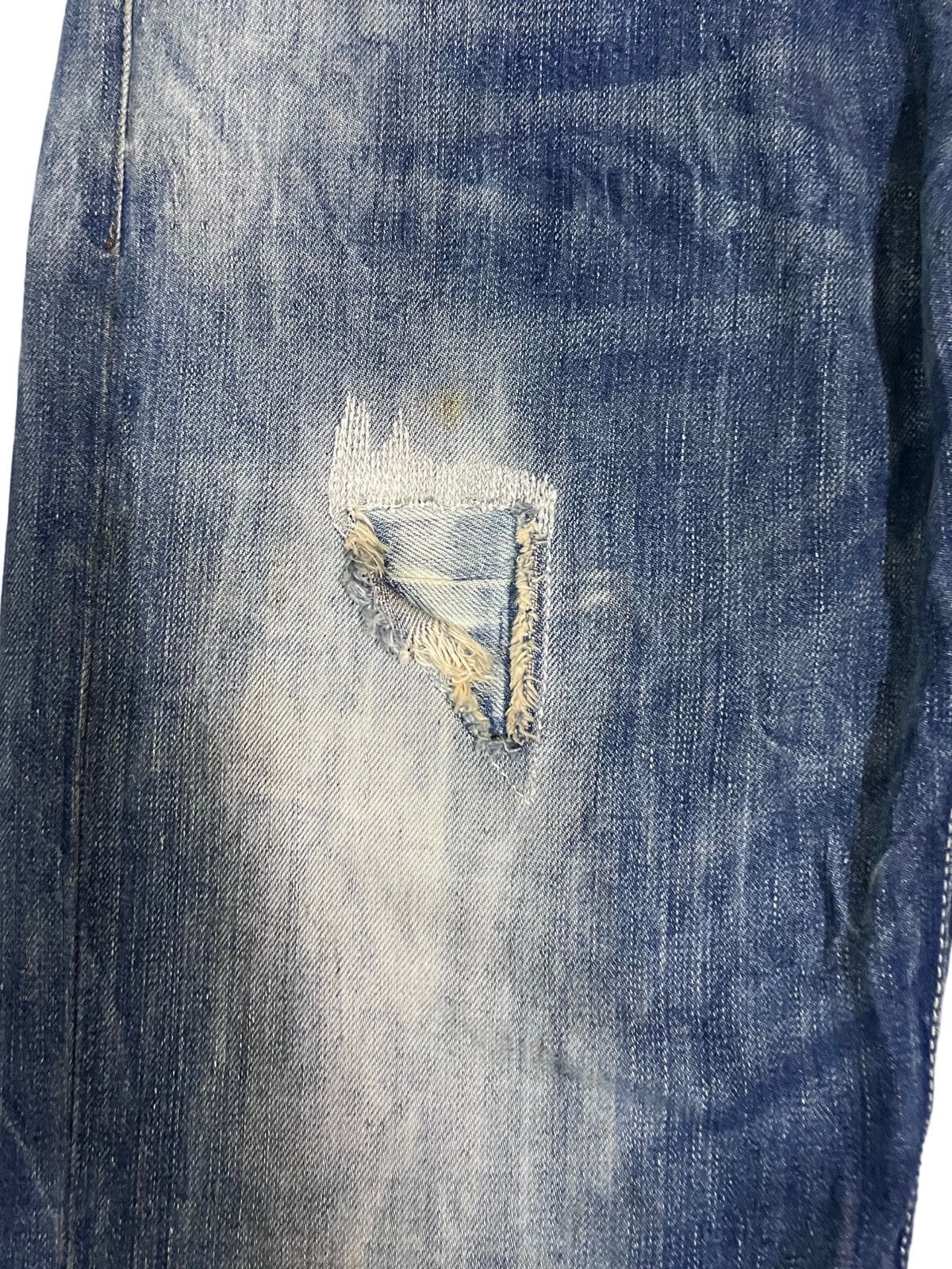 Energie Vintage Energie Button Fly Distressed Style Jeans Size US 29 - 4 Thumbnail