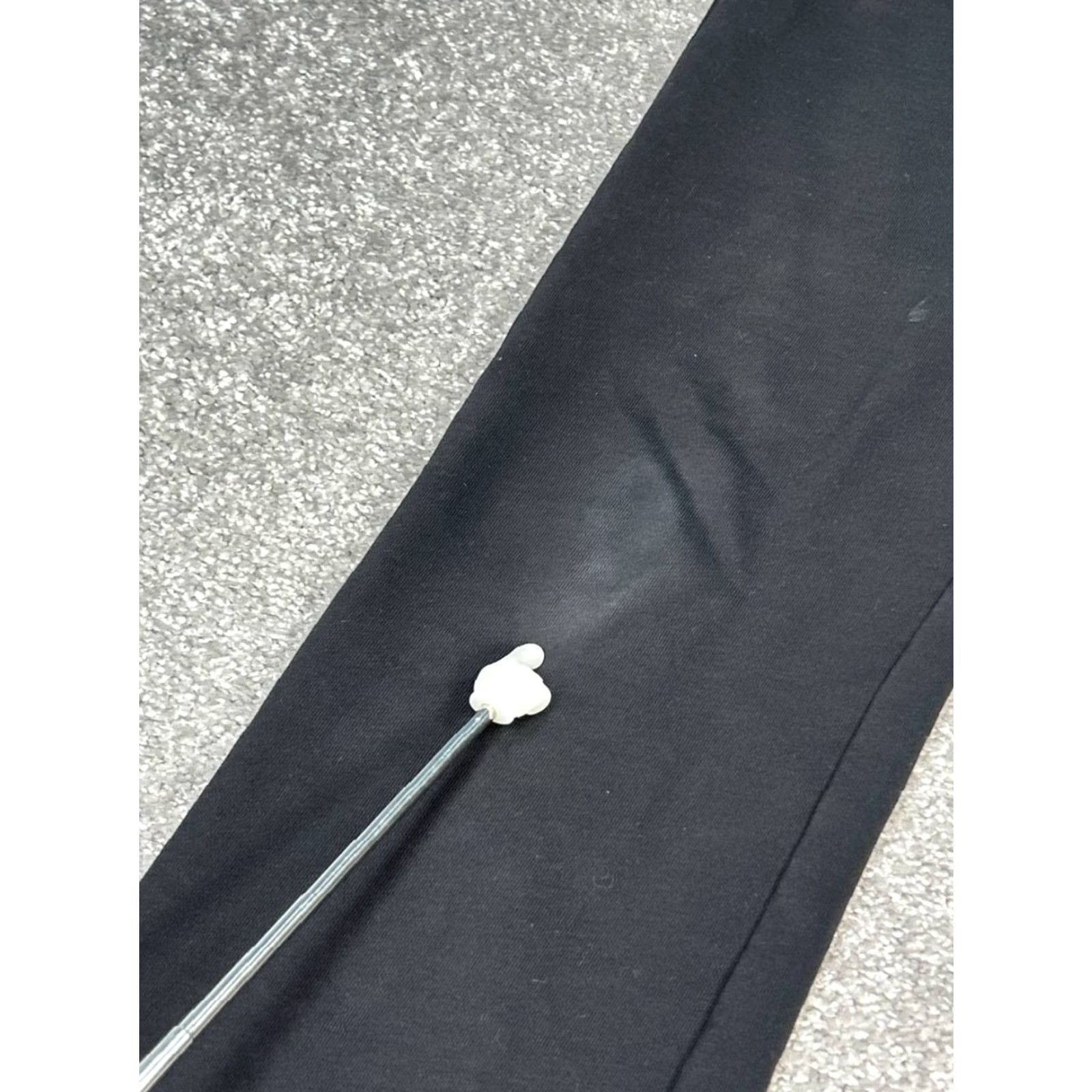 Vince Vince Mens Black Hemp Pants Mid Rise Straight Leg Drawstring Slim? (Note: ensure only original words, no new info) Size US 29 - 6 Thumbnail