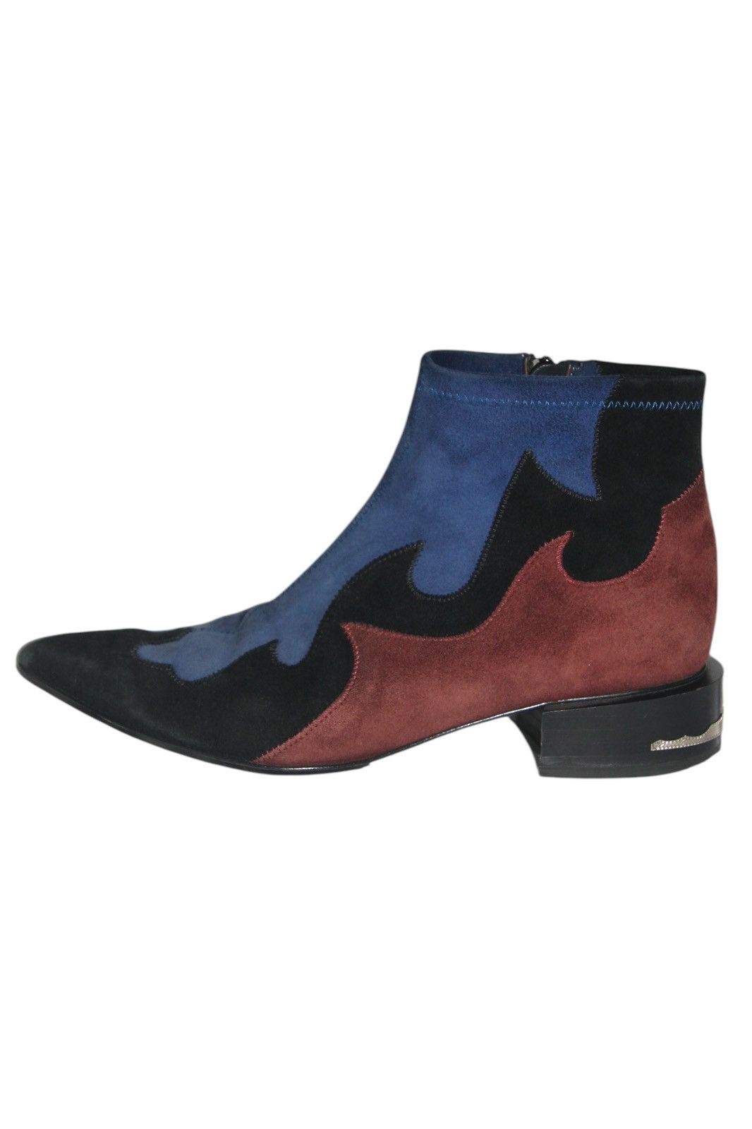 Toga × Toga Pulla TOGA PULLA Suede Western Panel Boots (Size 38) Size US 8 / IT 38 - 4 Thumbnail
