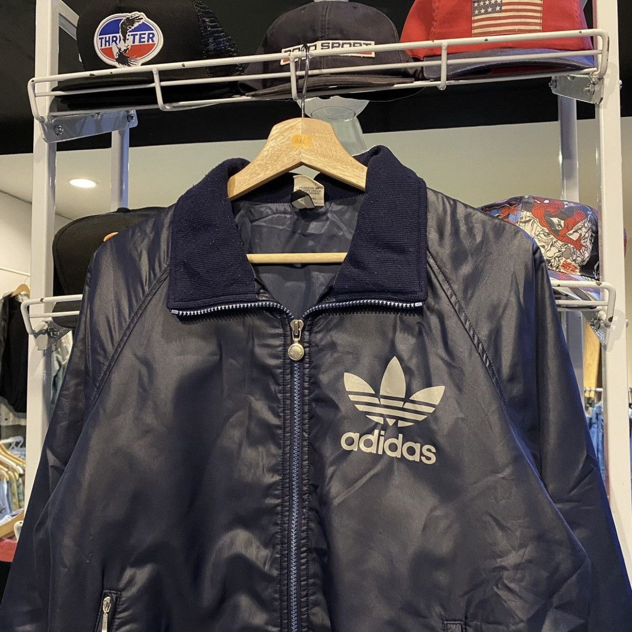Adidas VTG Adidas Trefoil logo light bomber jacket West Germany 80s Size US M / EU 48-50 / 2 - 3 Thumbnail