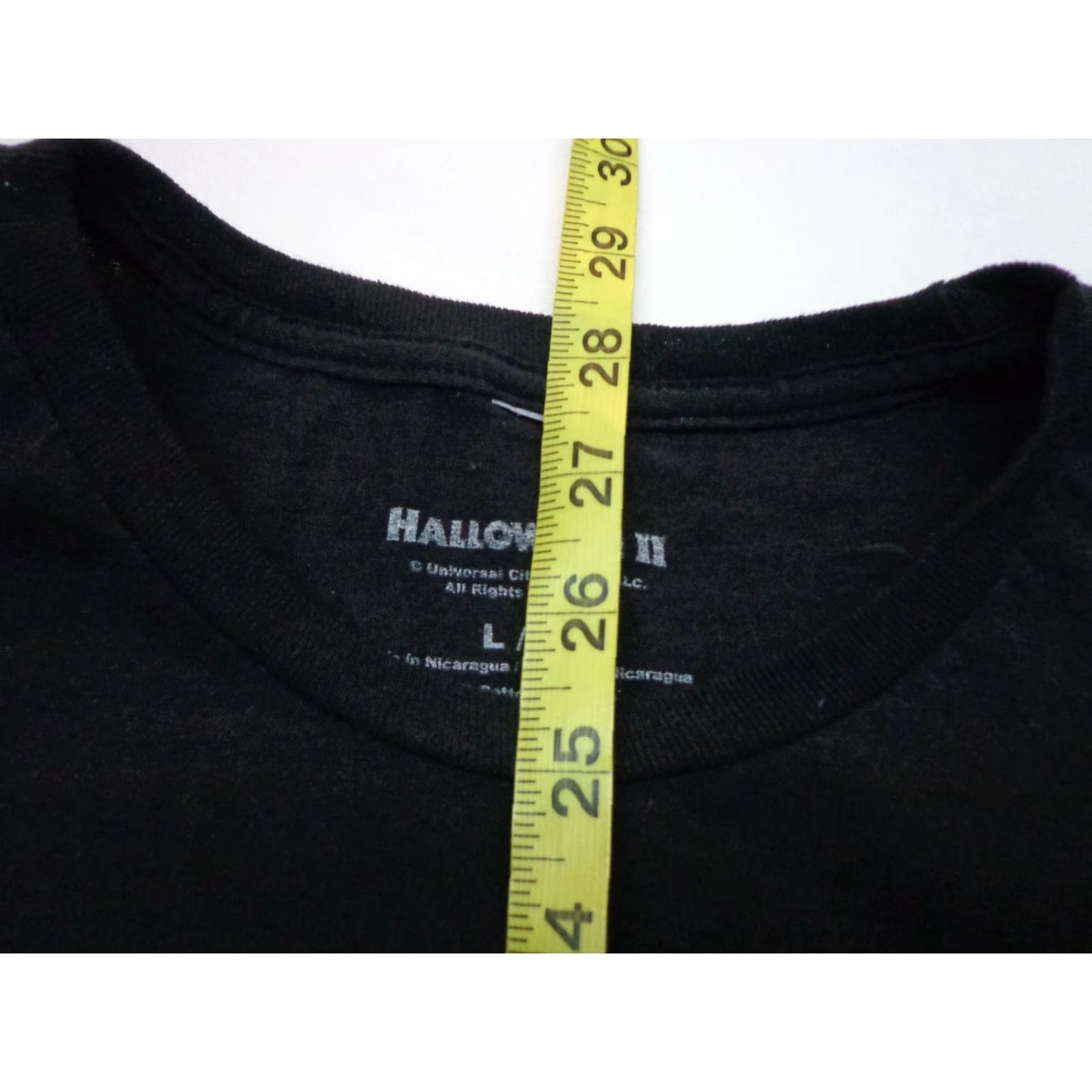 Vintage Halloween II T-Shirt Black The Nightmare Has Only Just Begun! Large L FLAW Mens Size US L / EU 52-54 / 3 - 4 Thumbnail