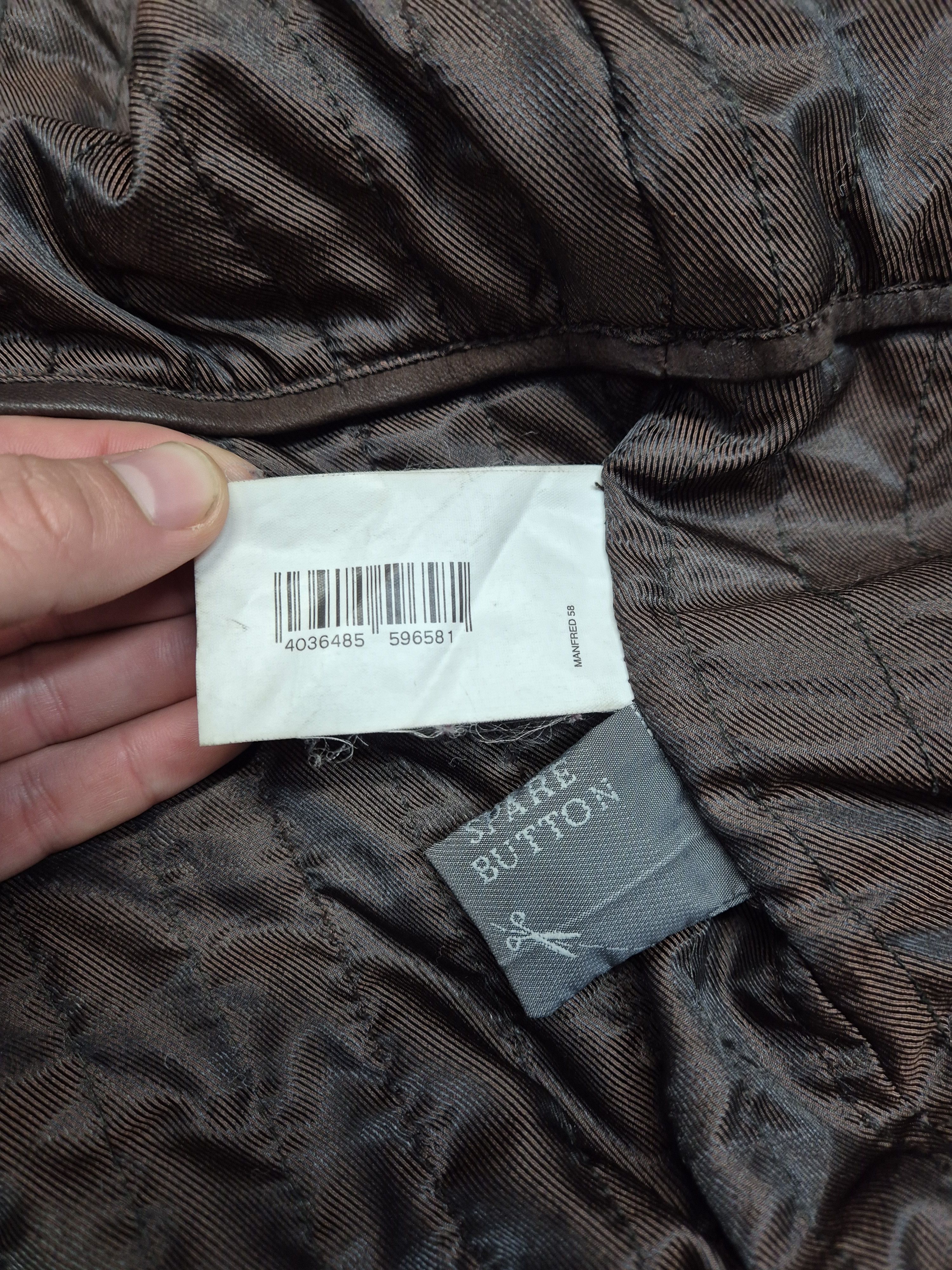 Vintage Vintage Avant Garde Leather Bomber Jacket Size US XXL / EU 58 / 5 - 7 Thumbnail