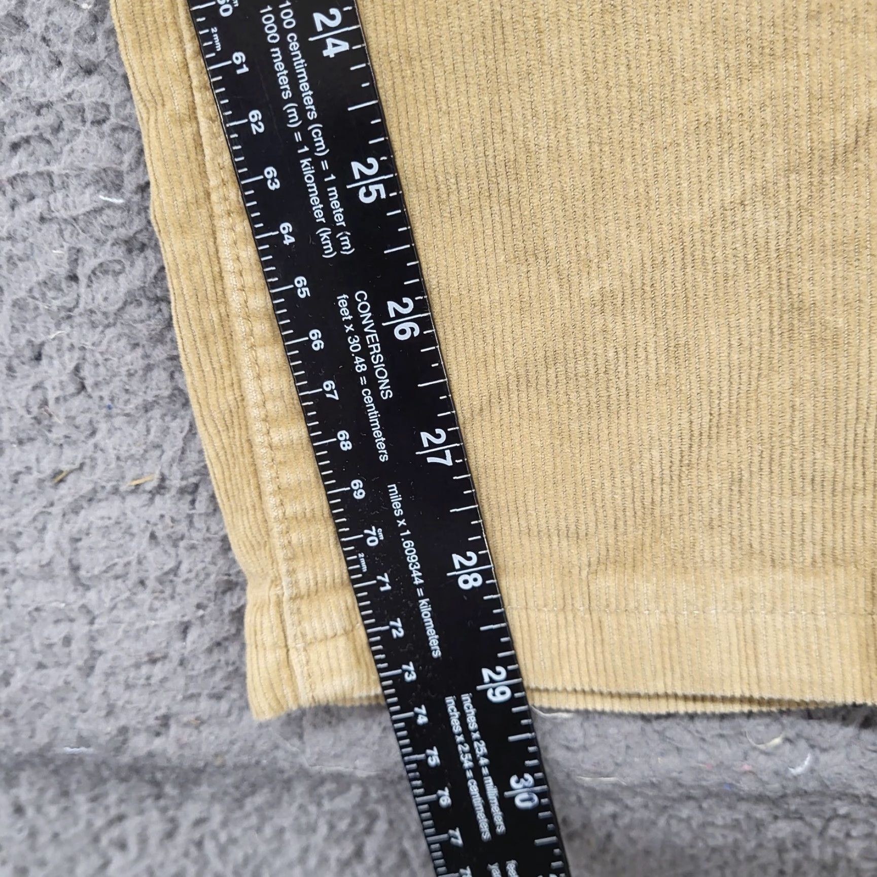 Lands' End Lands' End Corduroy Pants Men Size 30 Khaki Tan Traditional Fit Cotton Blend Straight Leg Pockets Size US 30 / EU 46 - 6 Thumbnail