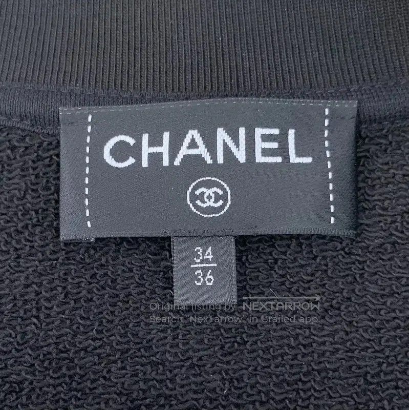 Chanel Chanel Black Cotton Women's Cardigan . Size XXS / US 00 / IT 34 - 5 Thumbnail