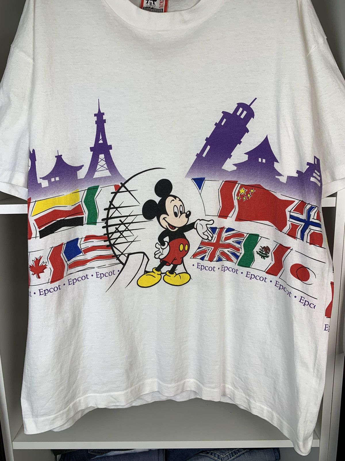 Mickey Mouse Vintage Mickey Mouse Single Stitch T-shirt Made in USA Size US XL / EU 56 / 4 - 12 Thumbnail