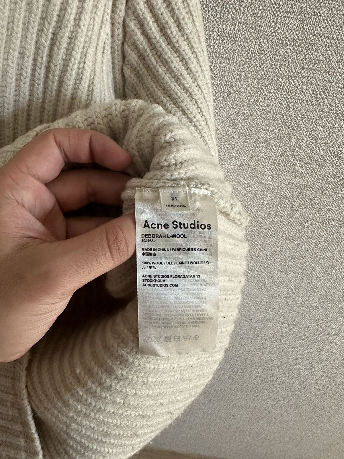 Acne Studios Women’s Acne Studios Deborah L-wool Oversized Sweater Size XS / US 0-2 / IT 36-38 - 12 Thumbnail