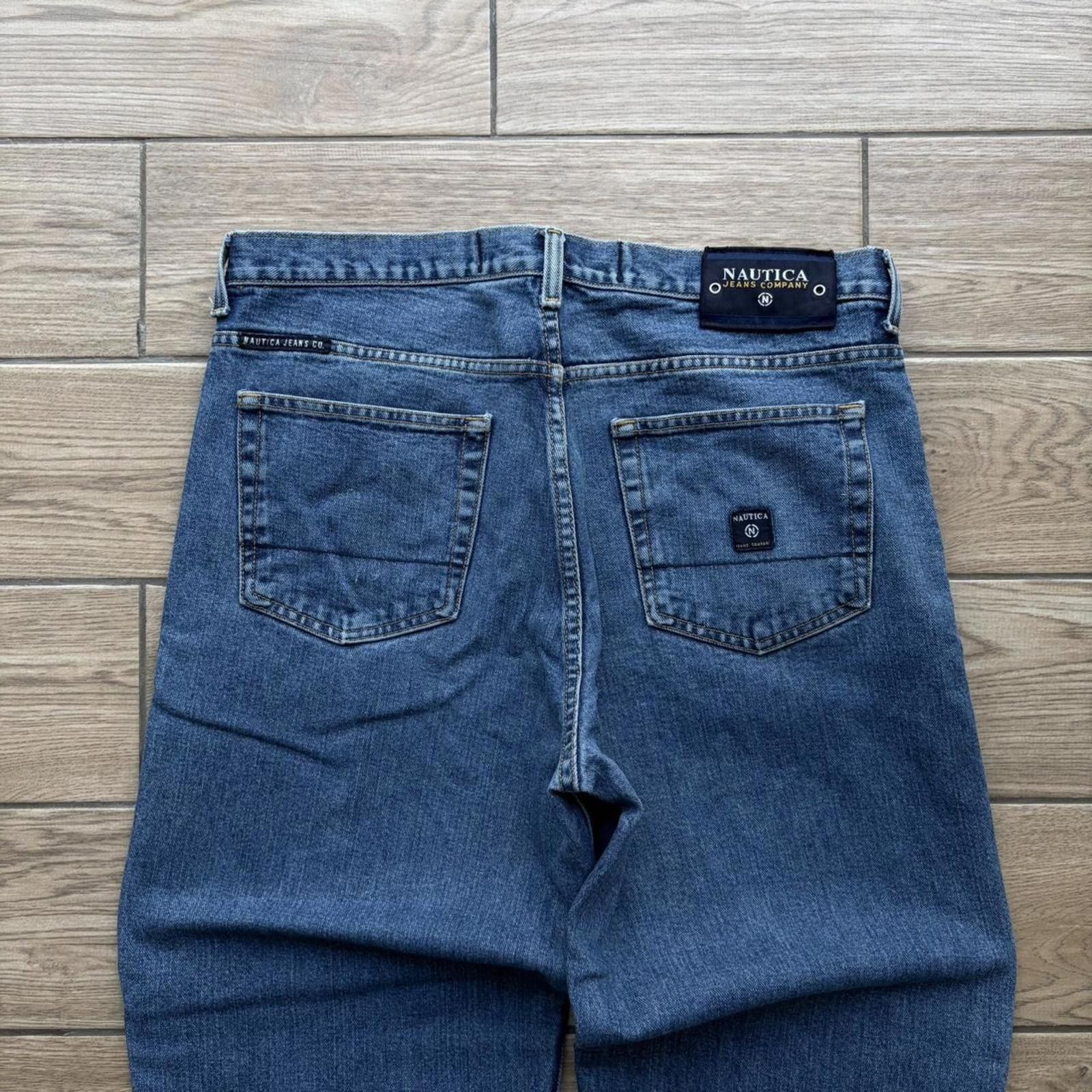 Nautica Y2K Nautica Jeans Baggy Skater Denim Jeans Size US 36 / EU 52 - 2 Thumbnail