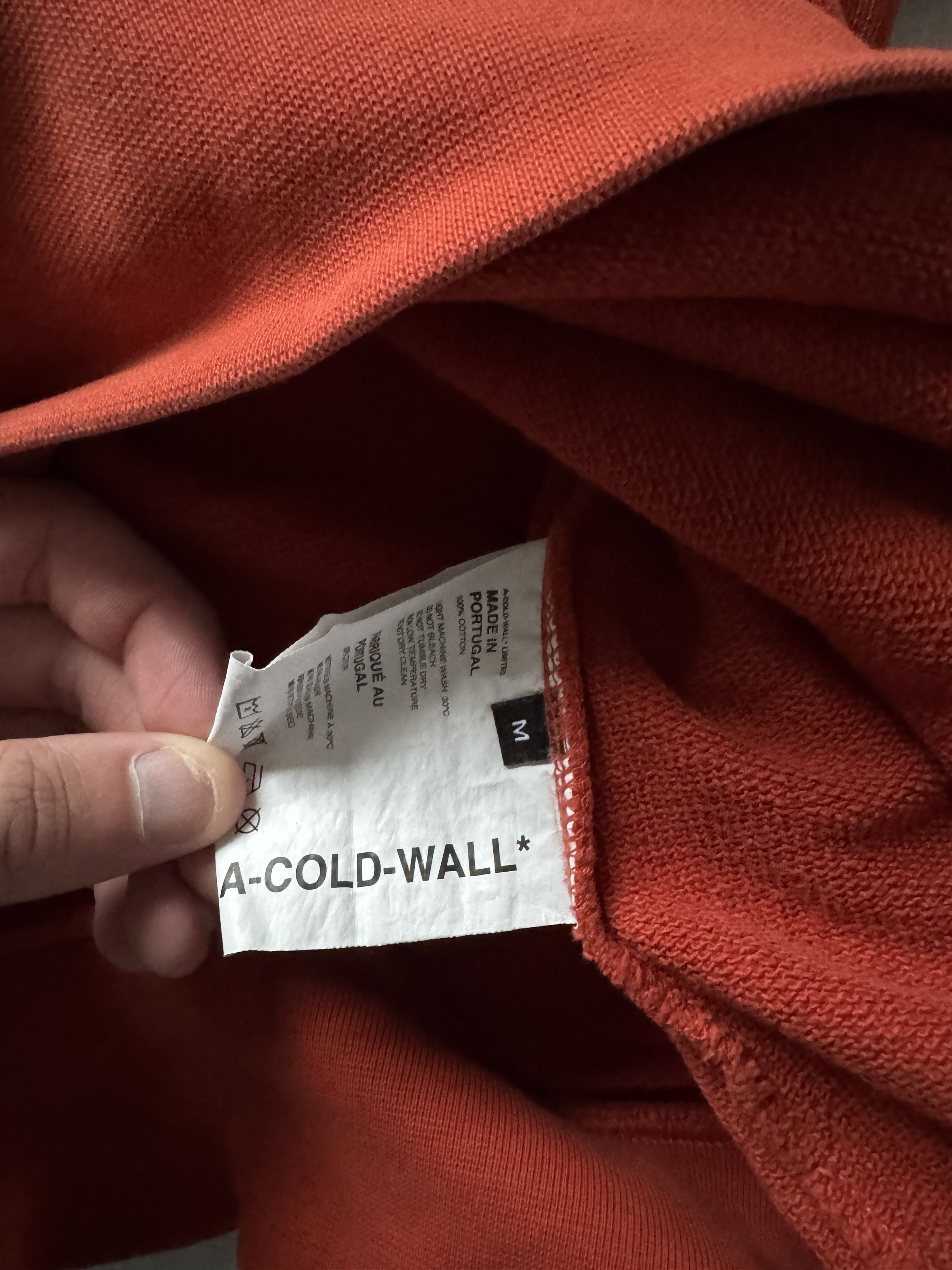 A-COLD-WALL* A Cold Wall ACW Embroidered Logo Hoodie - Red - Size M Size US M / EU 48-50 / 2 - 5 Thumbnail