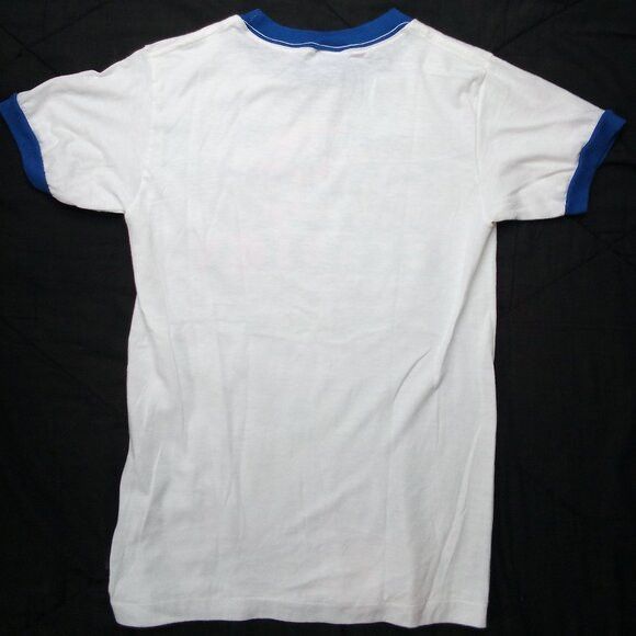 Vintage DS Vintage Florida Neon Rainbow Sunset Ringer T-Shirt Size US S / EU 44-46 / 1 - 4 Thumbnail