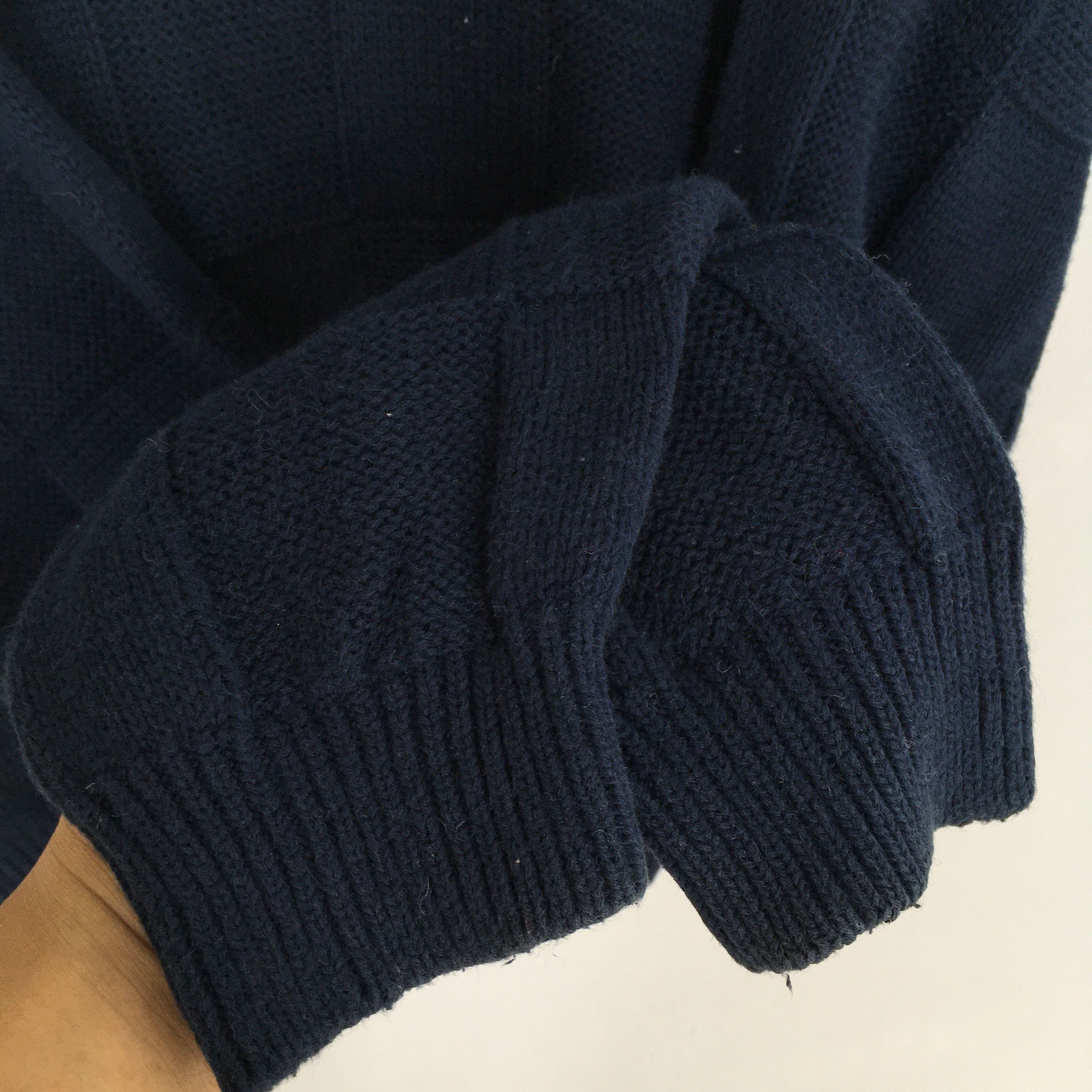 Lacoste Vintage 90s Lacoste Cotton Waffle-Knit Sweater Large Size US L / EU 52-54 / 3 - 3 Thumbnail