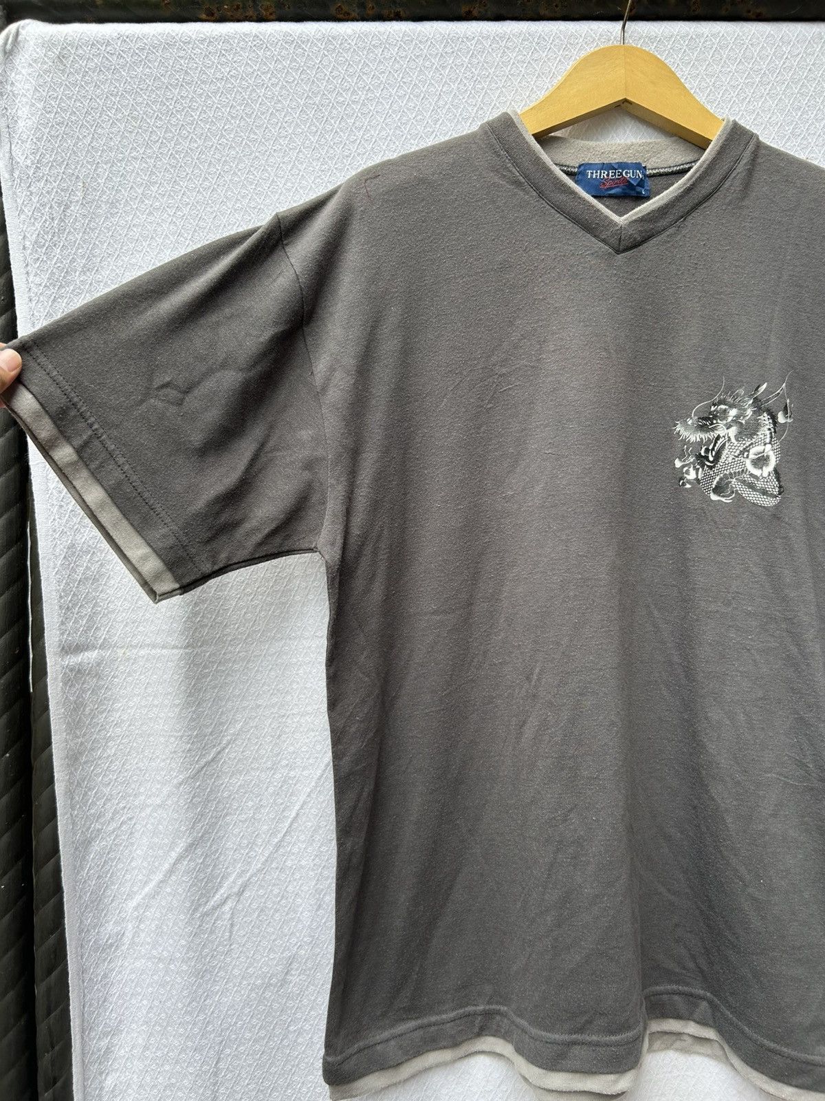 Japanese Brand 💸BINDINGOFFER💸Threegun spirits dragon t shirt Size US L / EU 52-54 / 3 - 3 Thumbnail