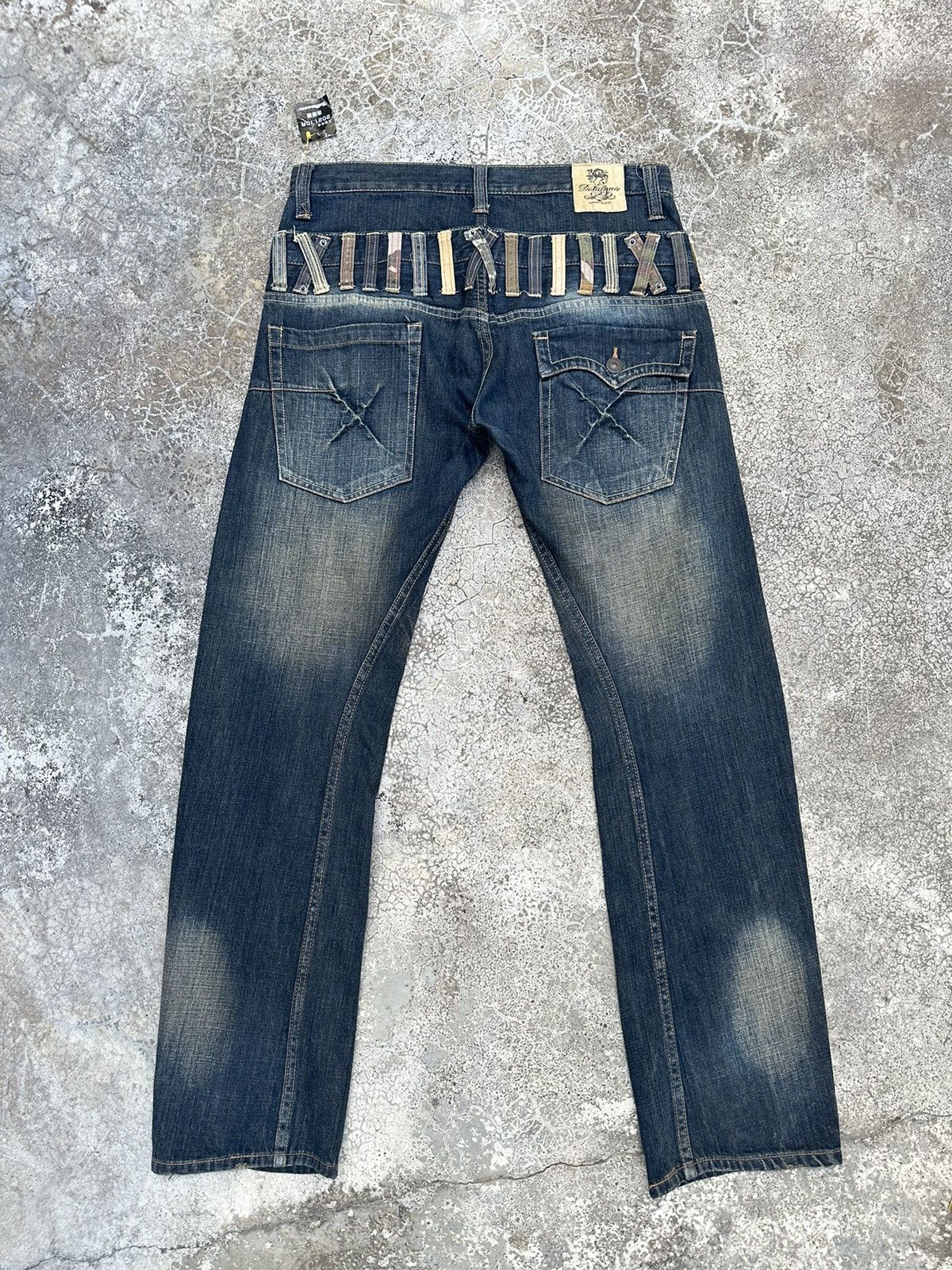Y2K Double Waist Dominate Handcrafted Rusty Denim W32 F65