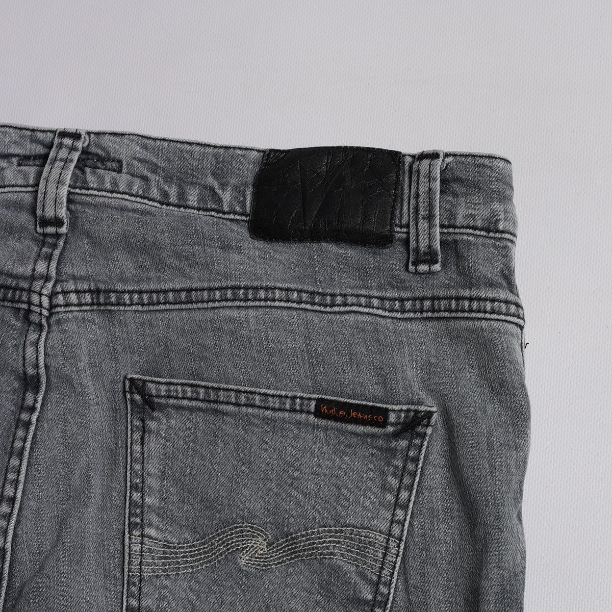 Nudie Jeans Nudie Jeans Grey Denim Pants Mens w33 Lean Dean Size US 33 - 15 Thumbnail