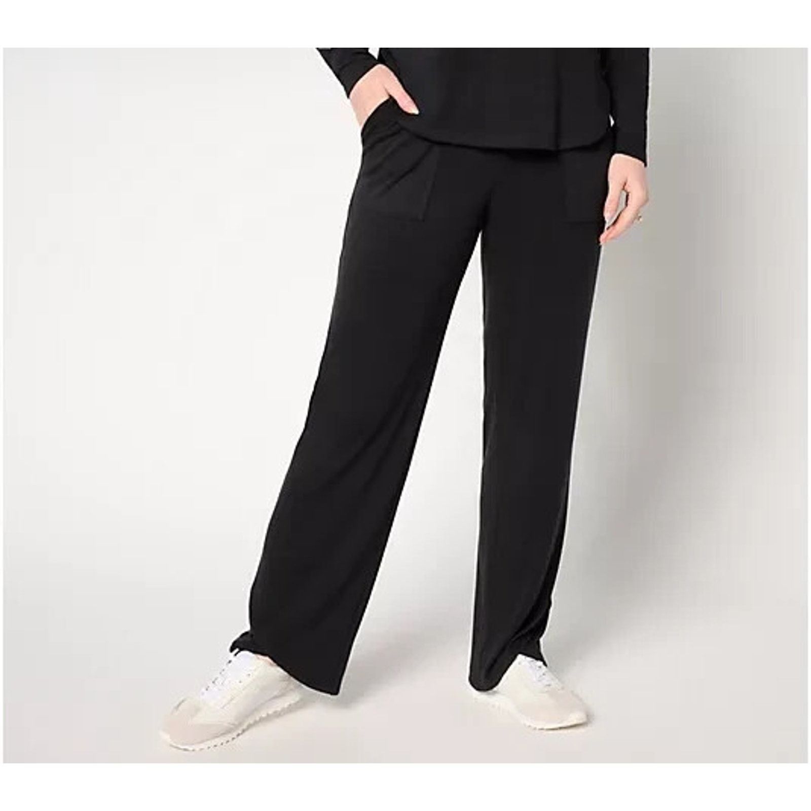 aNYthing AnyBody Regular Plush Knit Tulip Hem Pants Pocket 4X A671777 Size 34" / US 12 / IT 48 - 1 Preview