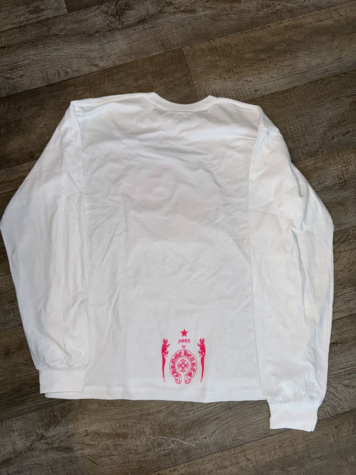 Chrome Hearts CHROME HEARTS WHITE AND PINK FOTI LONG SLEEVE Size US XXL / EU 58 / 5 - 2 Thumbnail