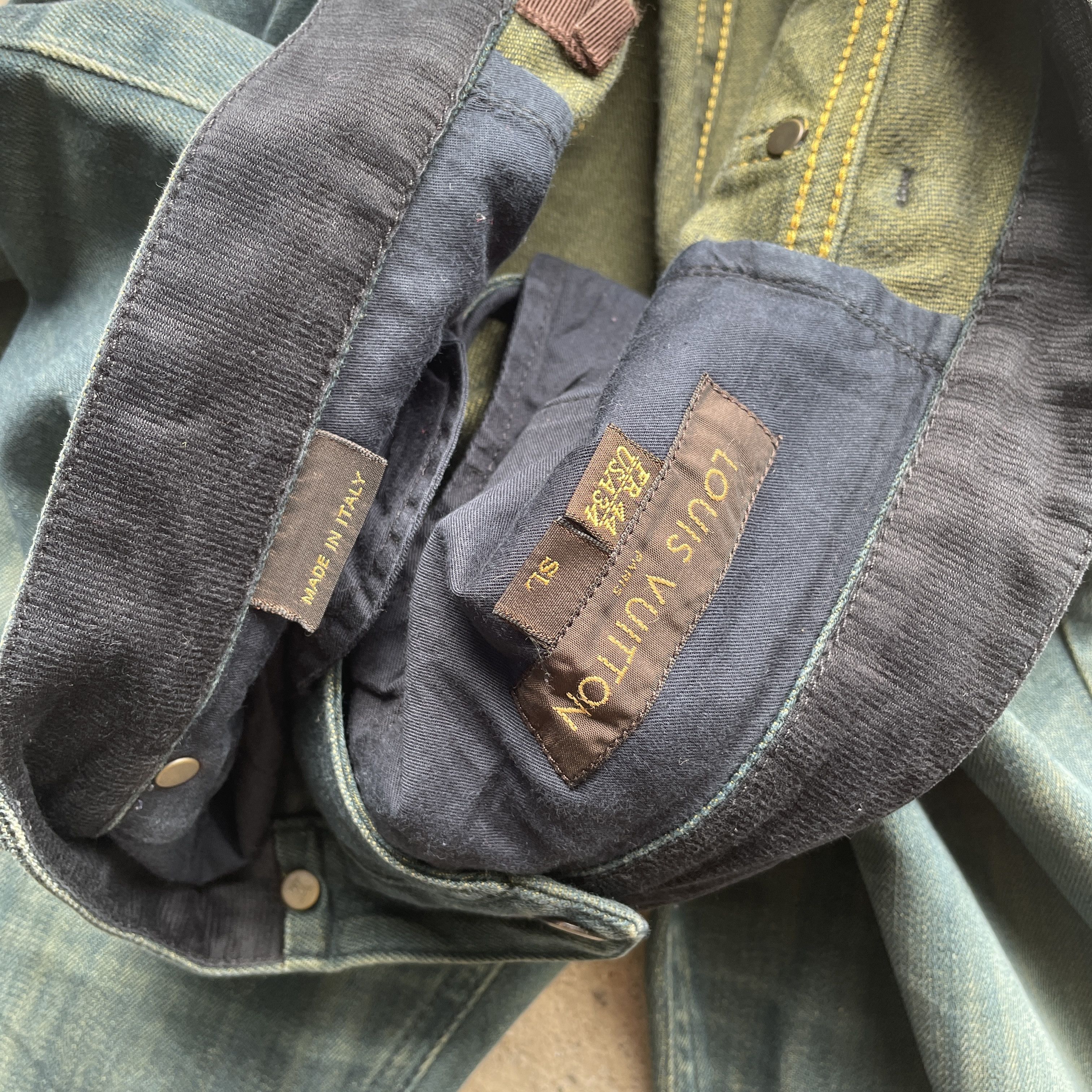 Louis Vuitton W34 VINTAGE LOUIS VUITTON (LV) FADED DENIM PANTS JEANS Size US 34 / EU 50 - 10 Thumbnail