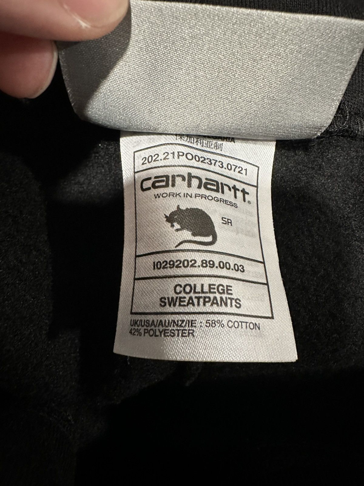 Carhartt Wip × Stray Rats CARHARTT X STRAT RATS COLLEGE SWEATPANTS Size US 36 / EU 52 - 5 Thumbnail
