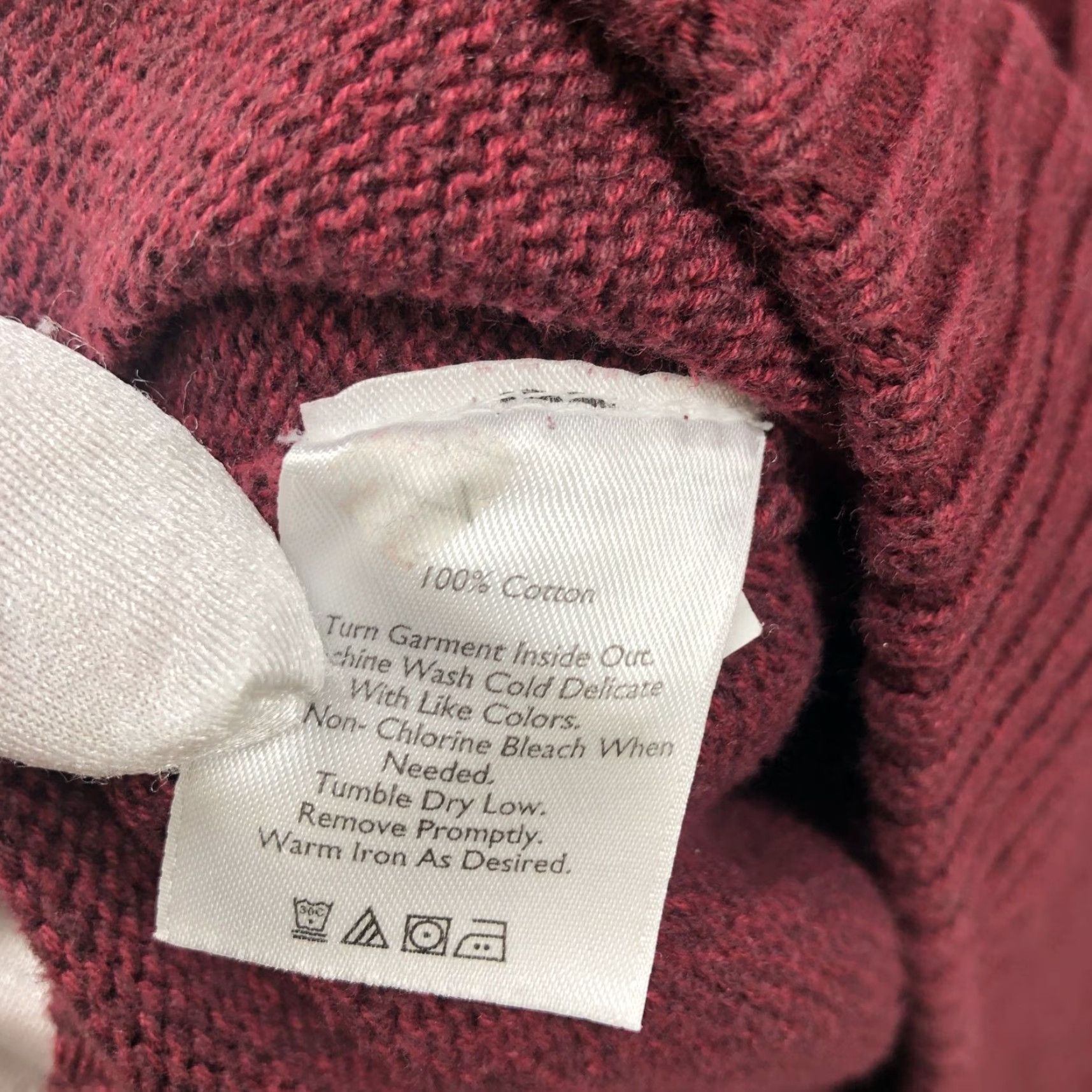 Eddie Bauer VINTAGE Eddie Bauer 1/4 Zip Sweater Mens 2XL Burgundy Wine Red Cotton Knit Pullover Size US XXL / EU 58 / 5 - 8 Thumbnail