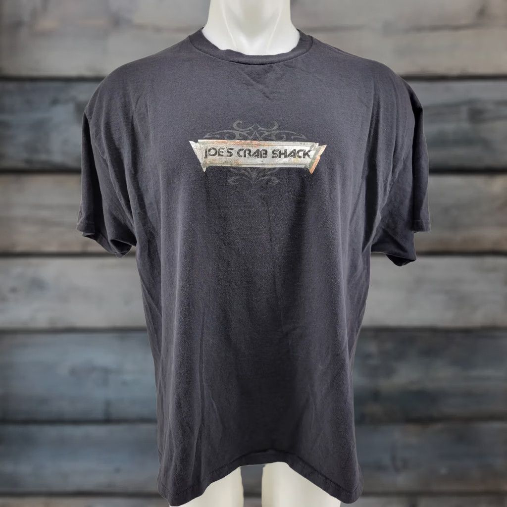 Logo 7 VINTAGE Joes Stuff Shirt Black Mens Logo Short Sleeve Crab Shack Size XL Size US XL / EU 56 / 4 - 1 Thumbnail