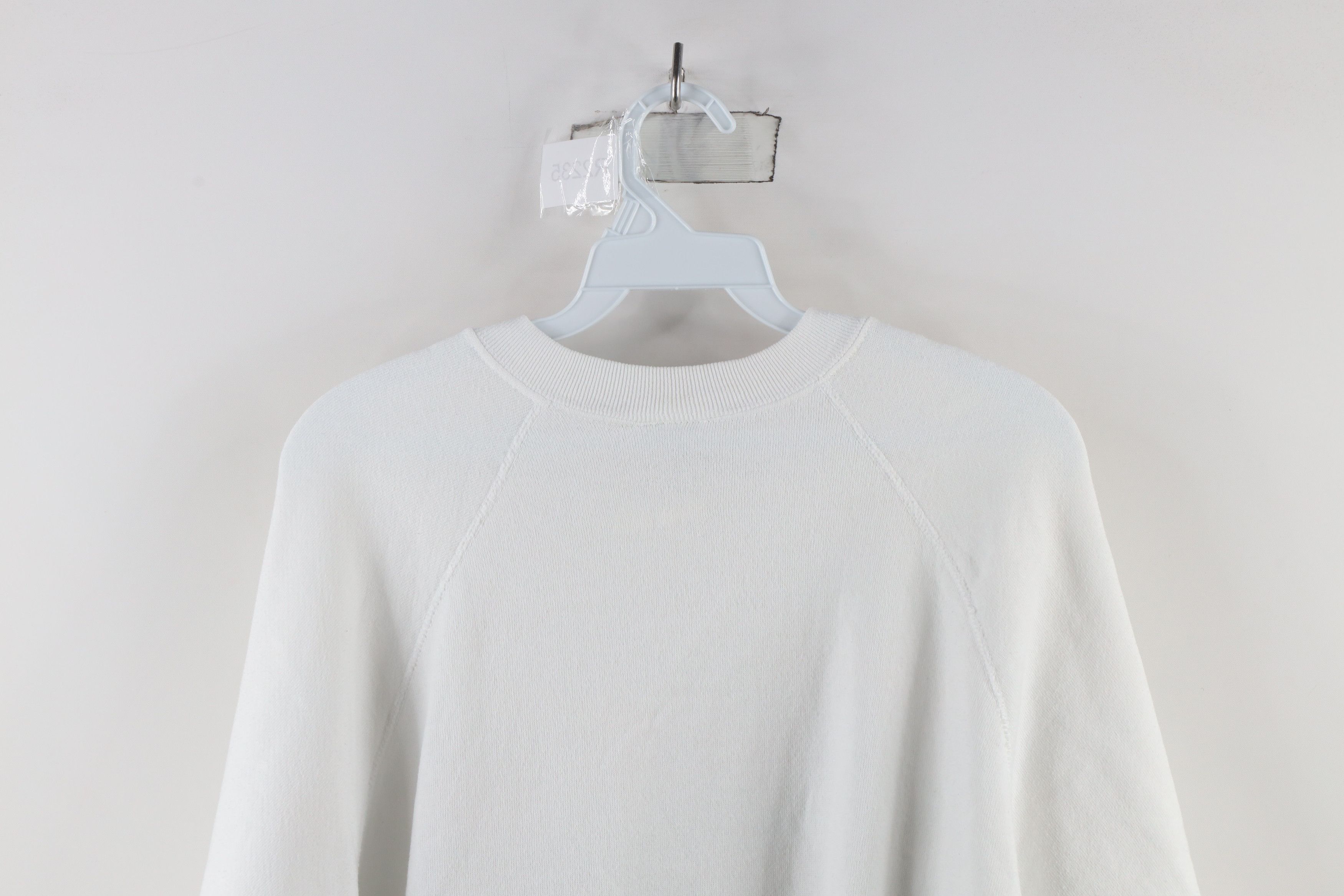 Vintage Vintage 90s Streetwear Crewneck Sweatshirt White USA Size US XL / EU 56 / 4 - 7 Thumbnail