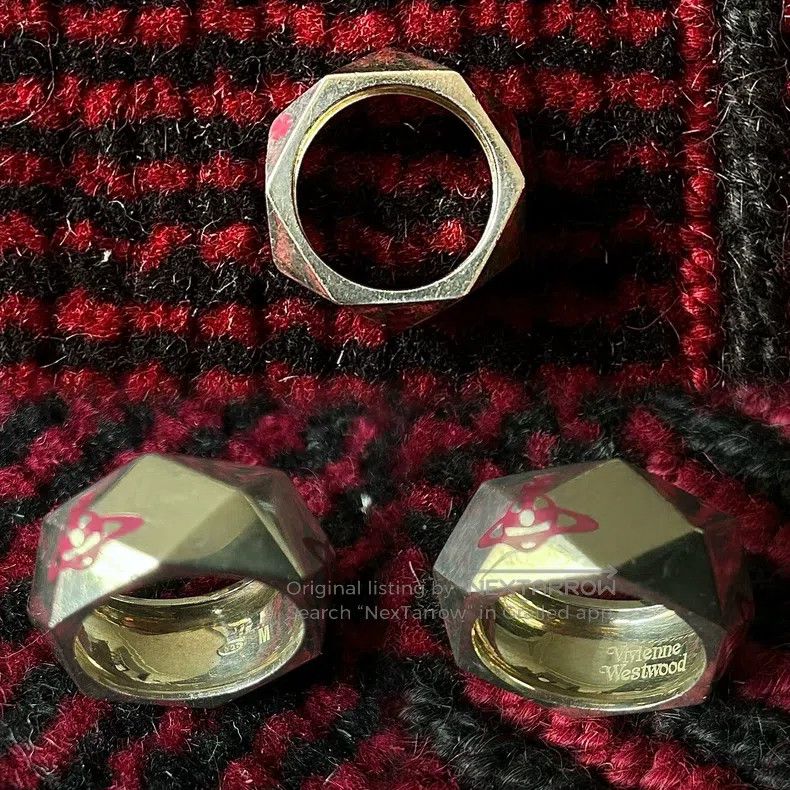 Vivienne Westwood Vivienne Westwood First Press Snake Ring, Sun Moon Star Ri Size ONE SIZE - 9 Thumbnail