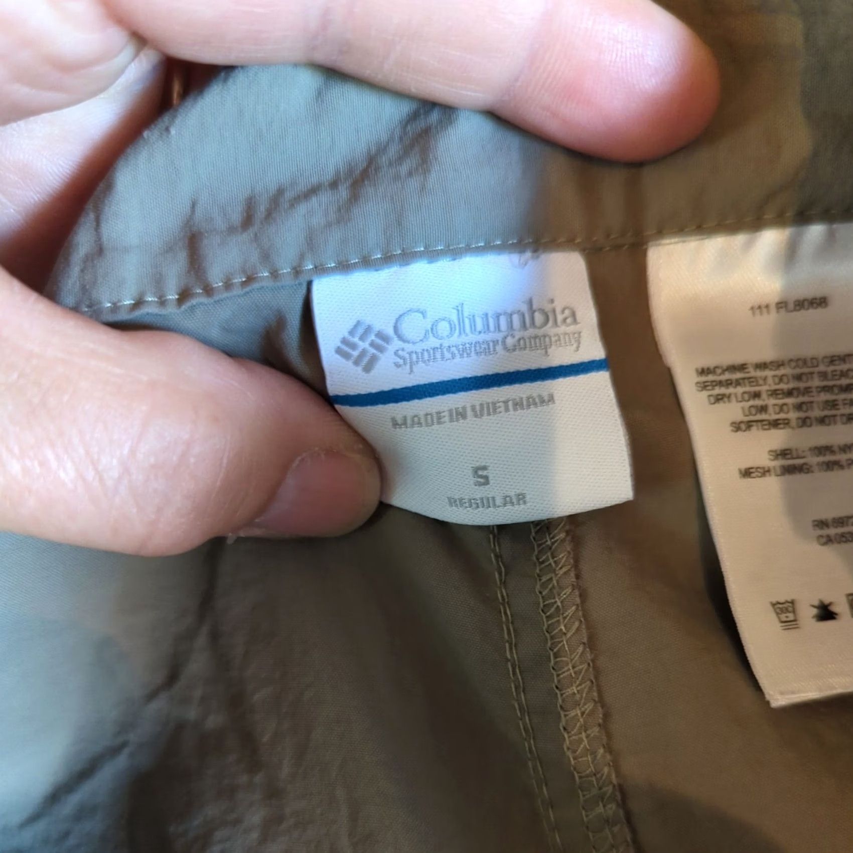 Olive Columbia PFG womens Small Convertible nylon Pants olive green 29X31 fast dry Size 28" / US 6 / IT 42 - 7 Thumbnail