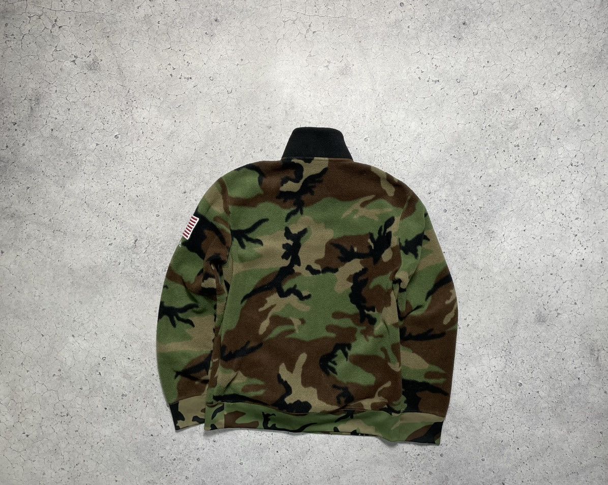 Polo Ralph Lauren Vintage Polo Ralph Lauren Camo Fleece Sweatshirt 1/4 Zip USA Size US M / EU 48-50 / 2 - 2 Thumbnail