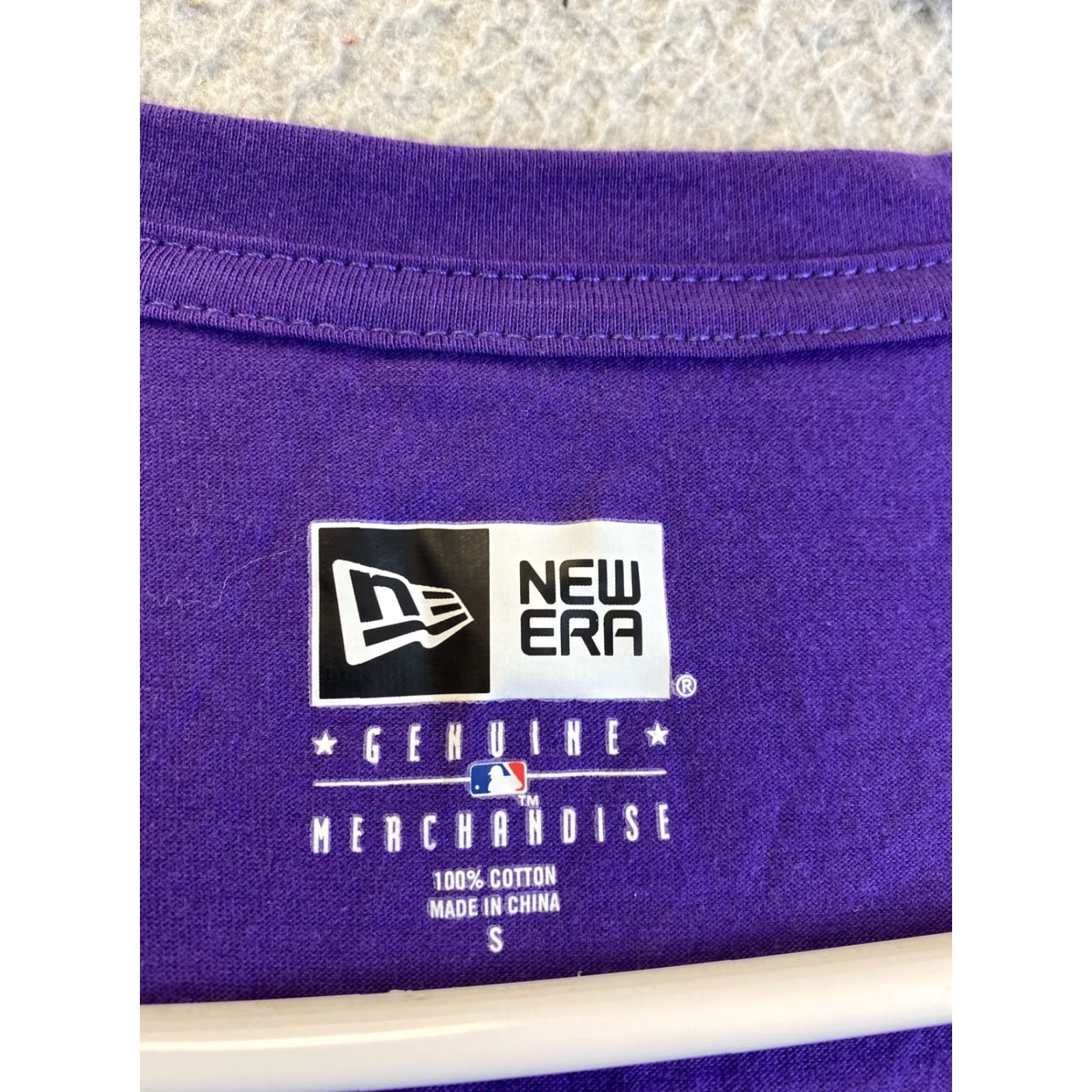 New Era New Era Womens S Pullover Short Sleeve Crew Neck T Shirt Purple/ 93-33 Size S / US 4 / IT 40 - 4 Thumbnail