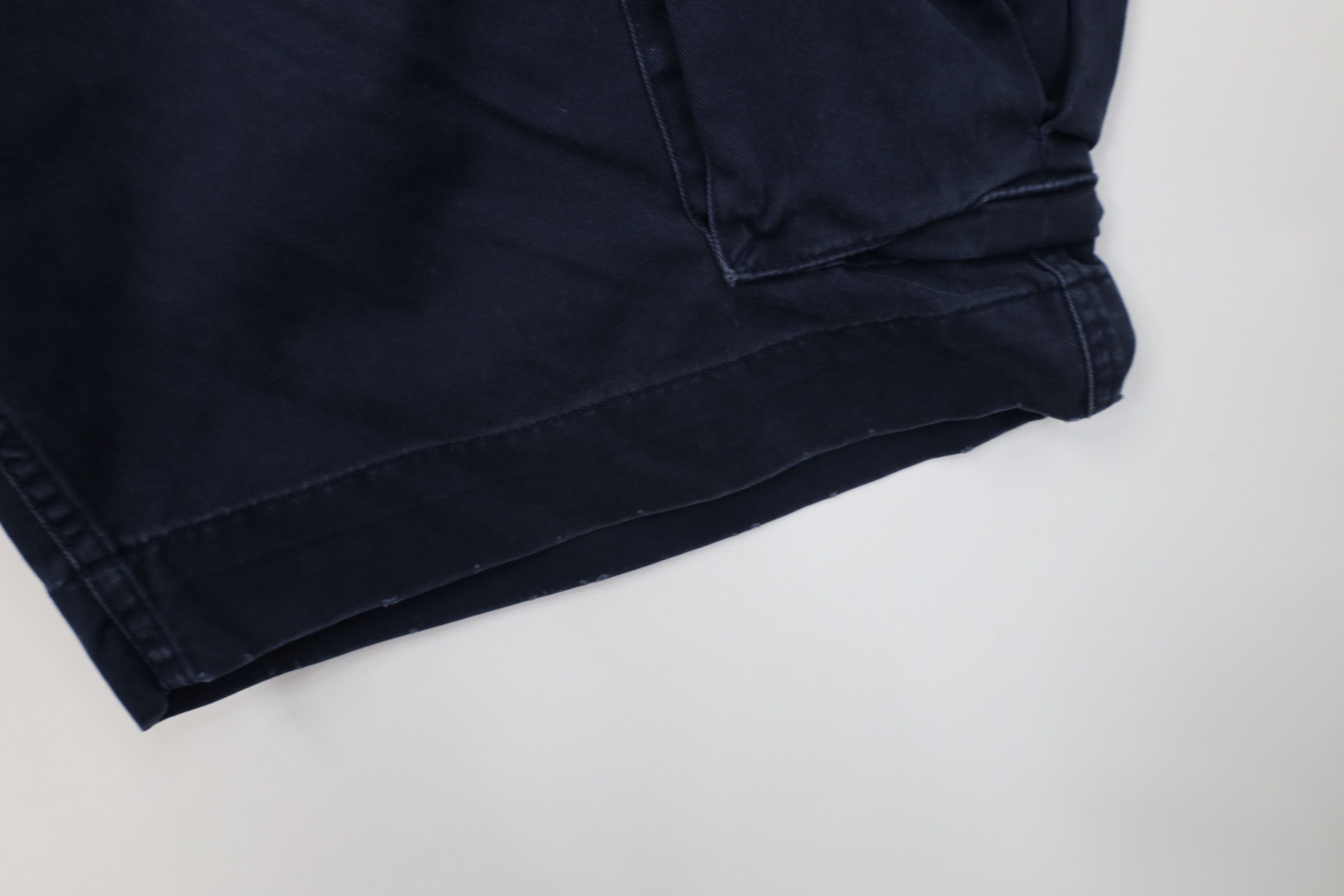Ralph Lauren Vintage 90s Ralph Lauren Heavyweight Baggy Cargo Shorts Blue Size US 34 / EU 50 - 5 Thumbnail
