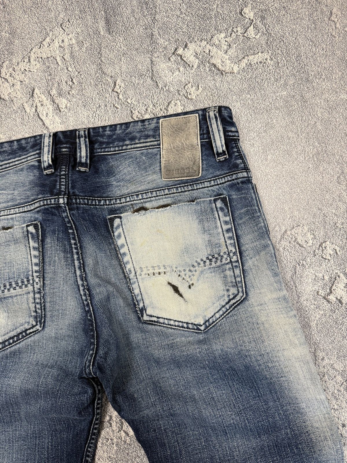 Diesel Diesel Crazy Avant Garde Washed Y2K Pants LGB Style Size US 29 - 13 Thumbnail