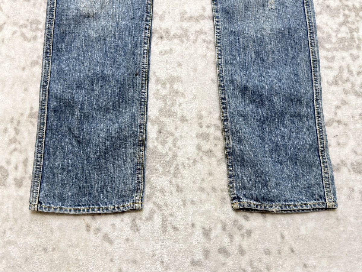 Hysteric Glamour Vintage Back Number Bush Pants Light Wash Straight Leg Denim Size US 32 / EU 48 - 7 Thumbnail