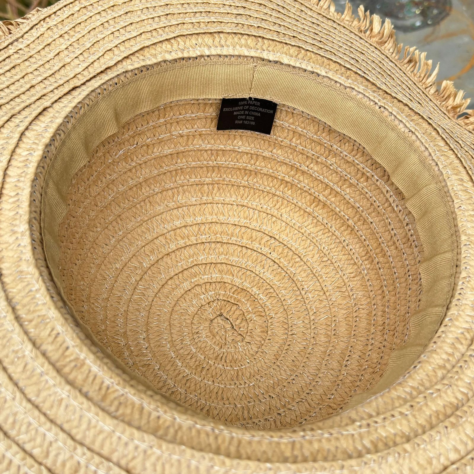 Other Women's Straw butterfly Hat Size ONE SIZE - 6 Thumbnail