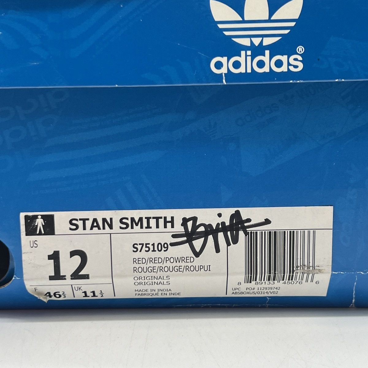 Adidas Stan smith power red Size US 12 / EU 45 - 9 Thumbnail
