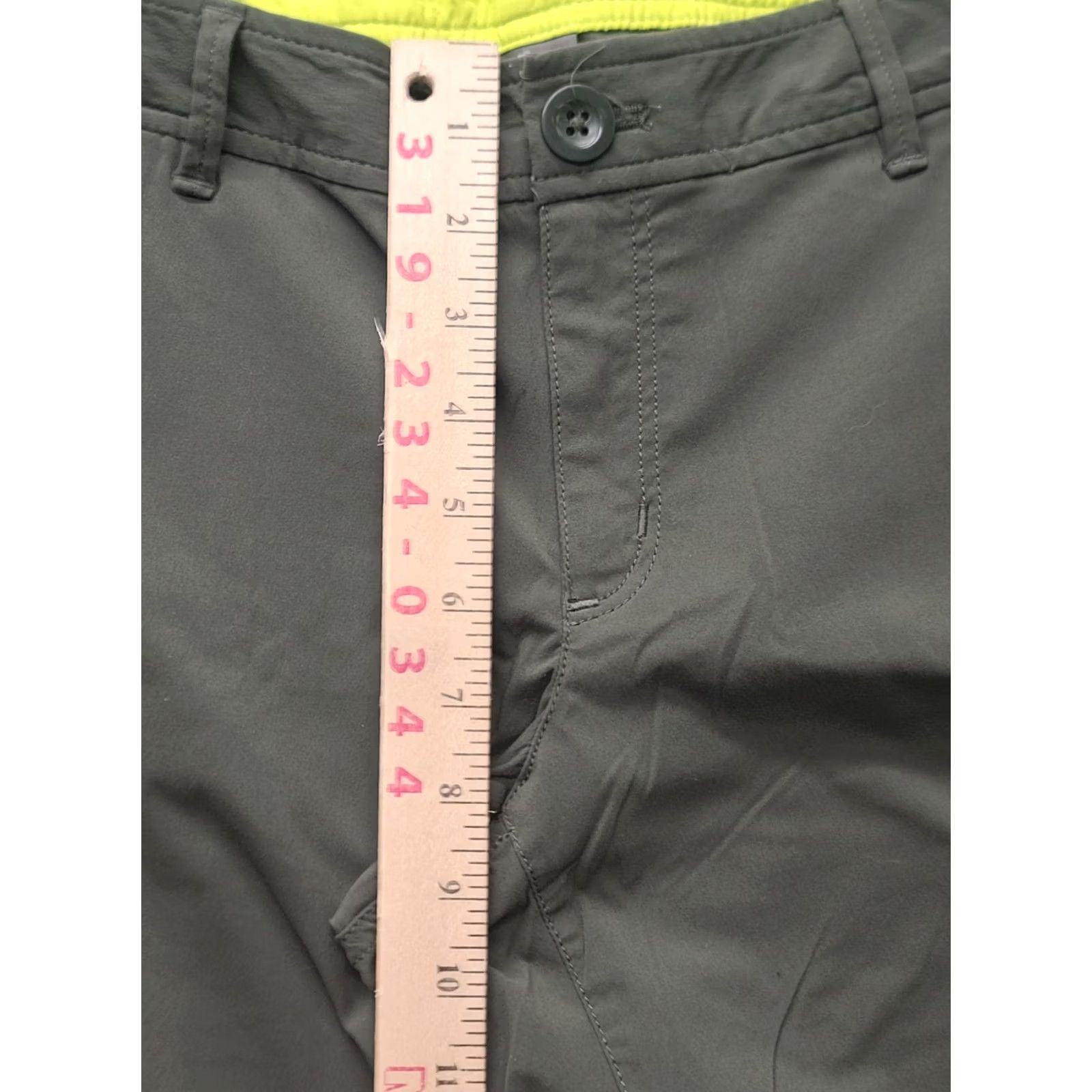 Eddie Bauer Eddie Bauer Travex Pants Womens 6x30 Regular Mid Rise Straight Leg Hiking Pants Green 30in Inseam Size 28" / US 6 / IT 42 - 4 Thumbnail