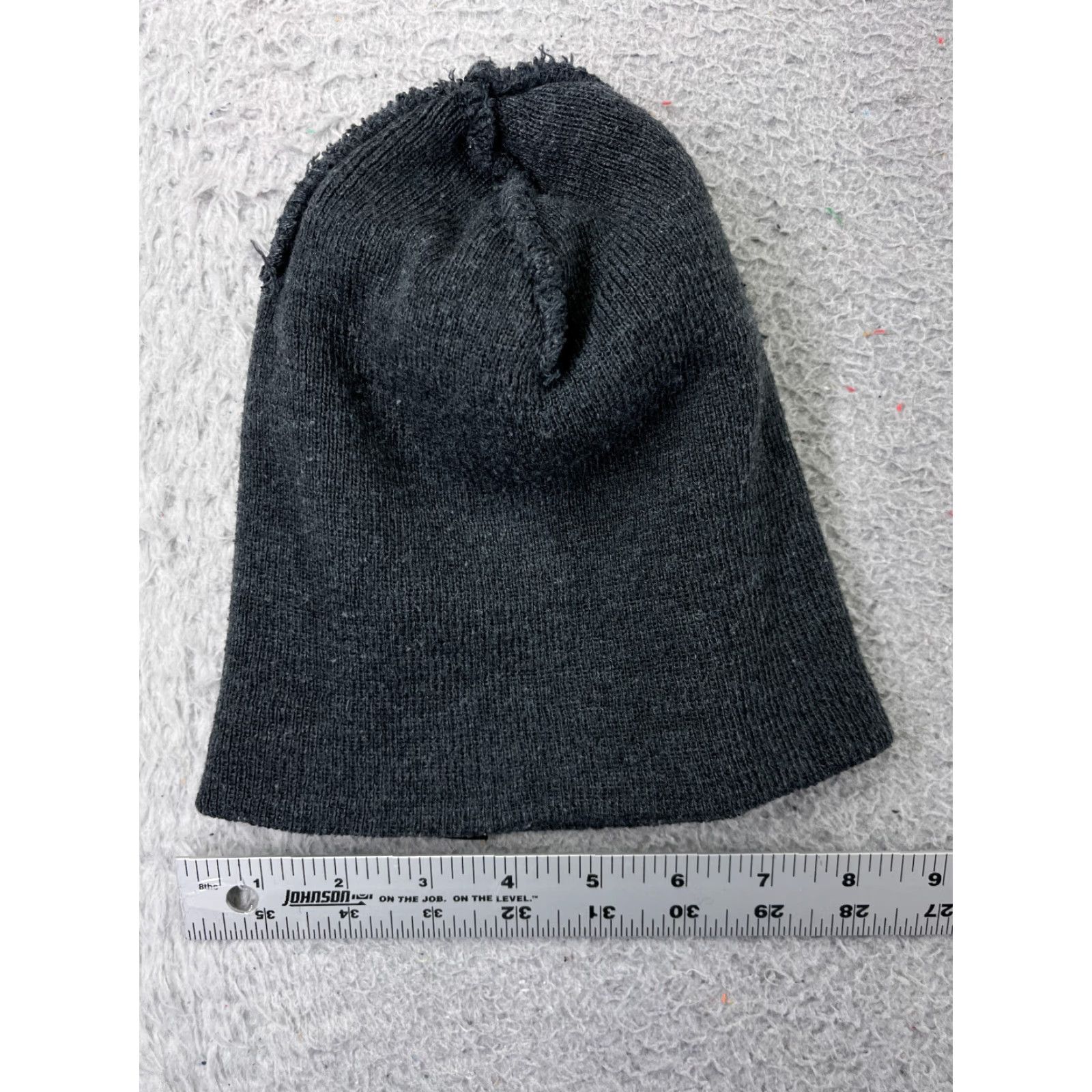 Vintage State Of Wow Beanie Adult One Size Gray Knit Acrylic Hat / Beanie Mens Skate Logo Knit Hat Size ONE SIZE - 5 Thumbnail