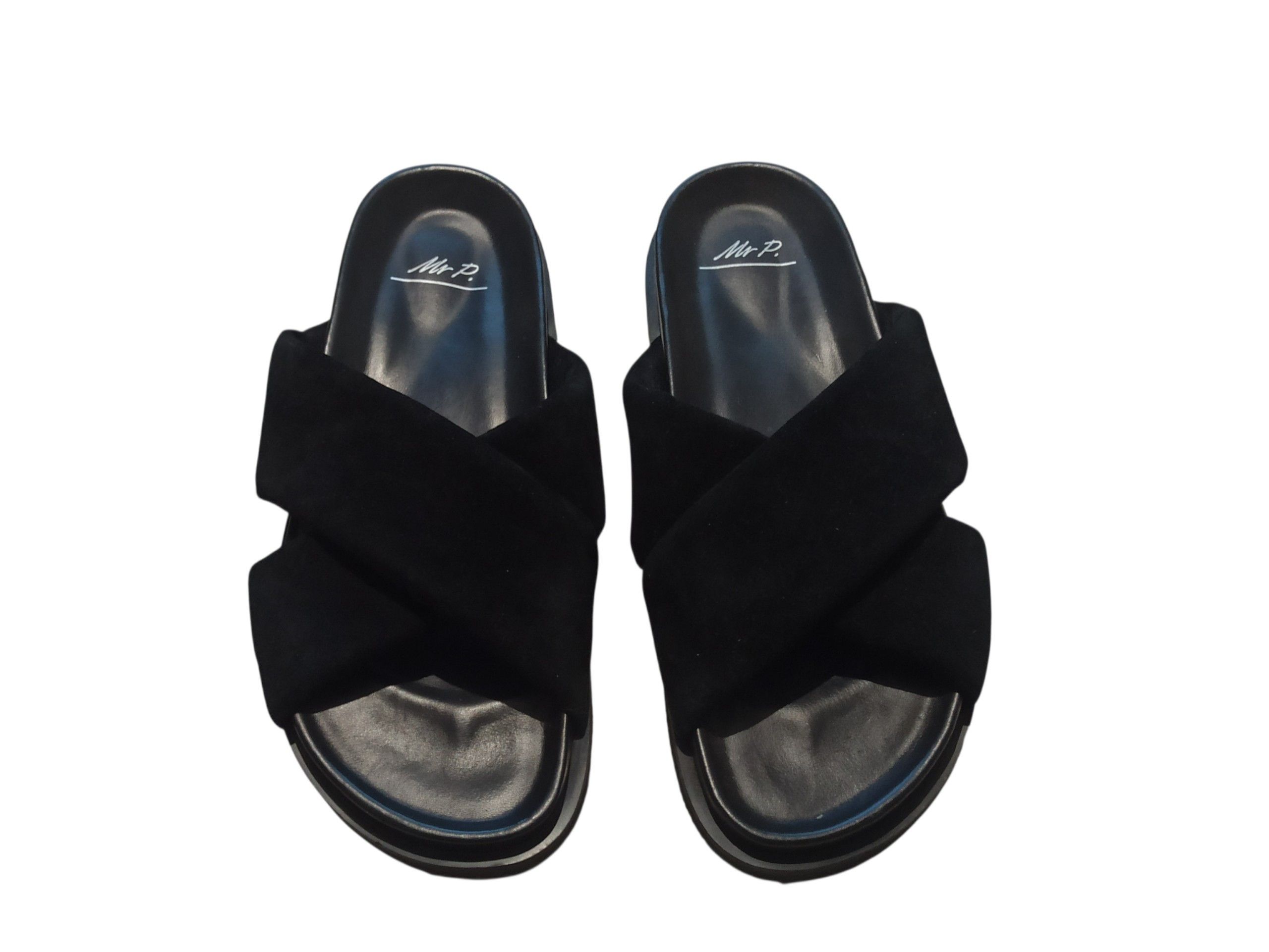 Mr P. Mr Porter Tom Padded Suede Sandals Vibram Soles Size US 10.5 / EU 43-44 - 2 Thumbnail