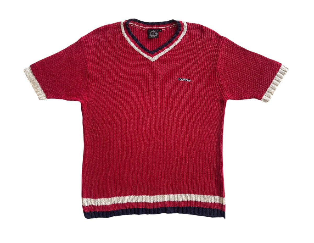 Vans Vintage Vans V-Neck Knit Shirt Oversize Size US M / EU 48-50 / 2 - 2 Thumbnail