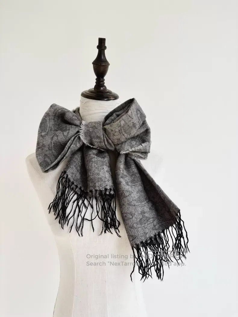 Vivienne Westwood Vivienne Westwood Gray all-printed Saturn scarf Size ONE SIZE - 5 Thumbnail