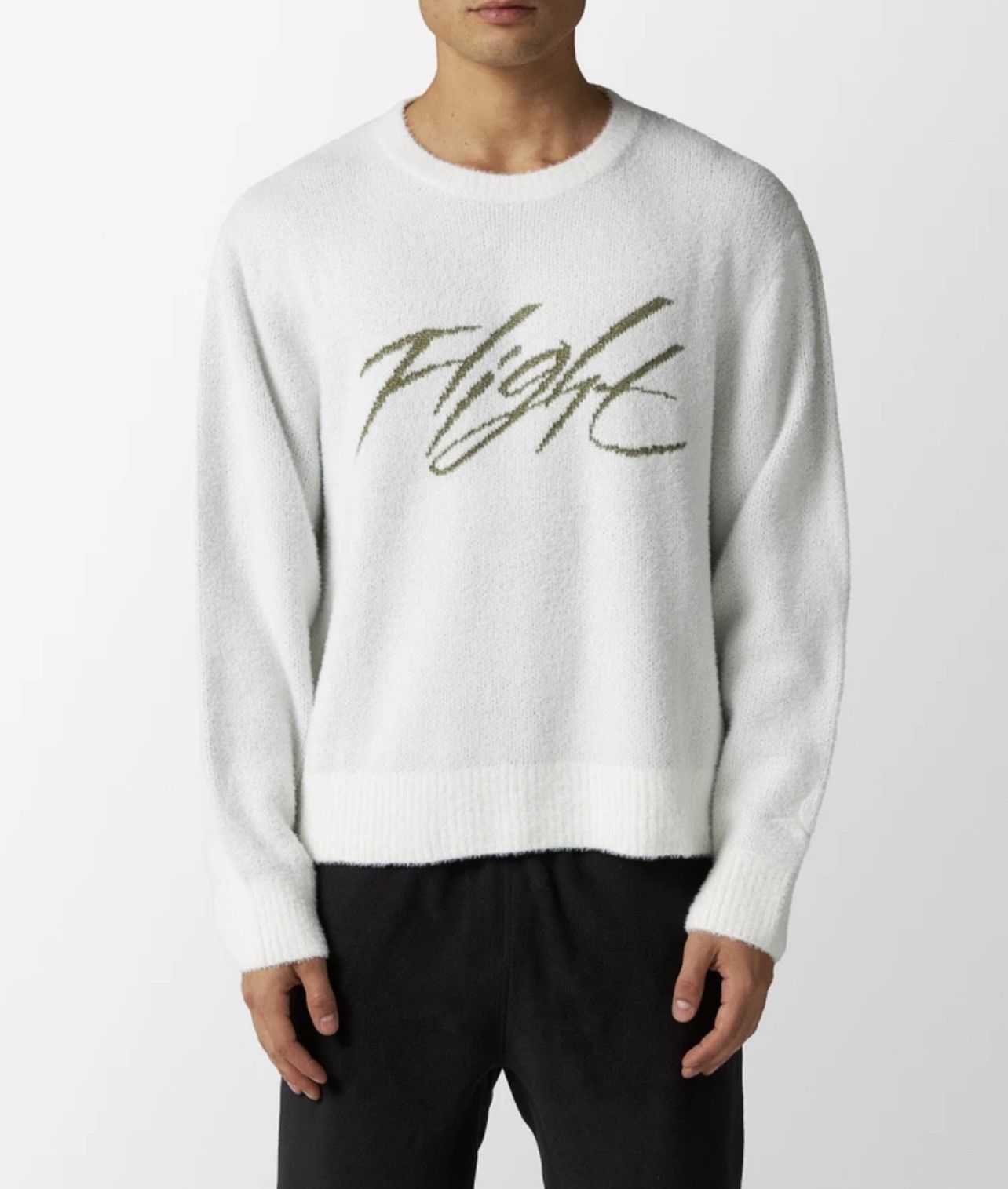 Jordan Brand Jordan Flight Heritage Crop Knit Crewneck Sweater Size US L / EU 52-54 / 3 - 2 Thumbnail
