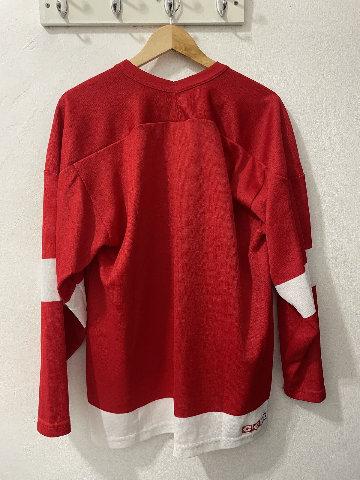 Ccm × Vintage Vintage Detroit Red Wings CCM Maska Jersey (112) Size US L / EU 52-54 / 3 - 4 Thumbnail