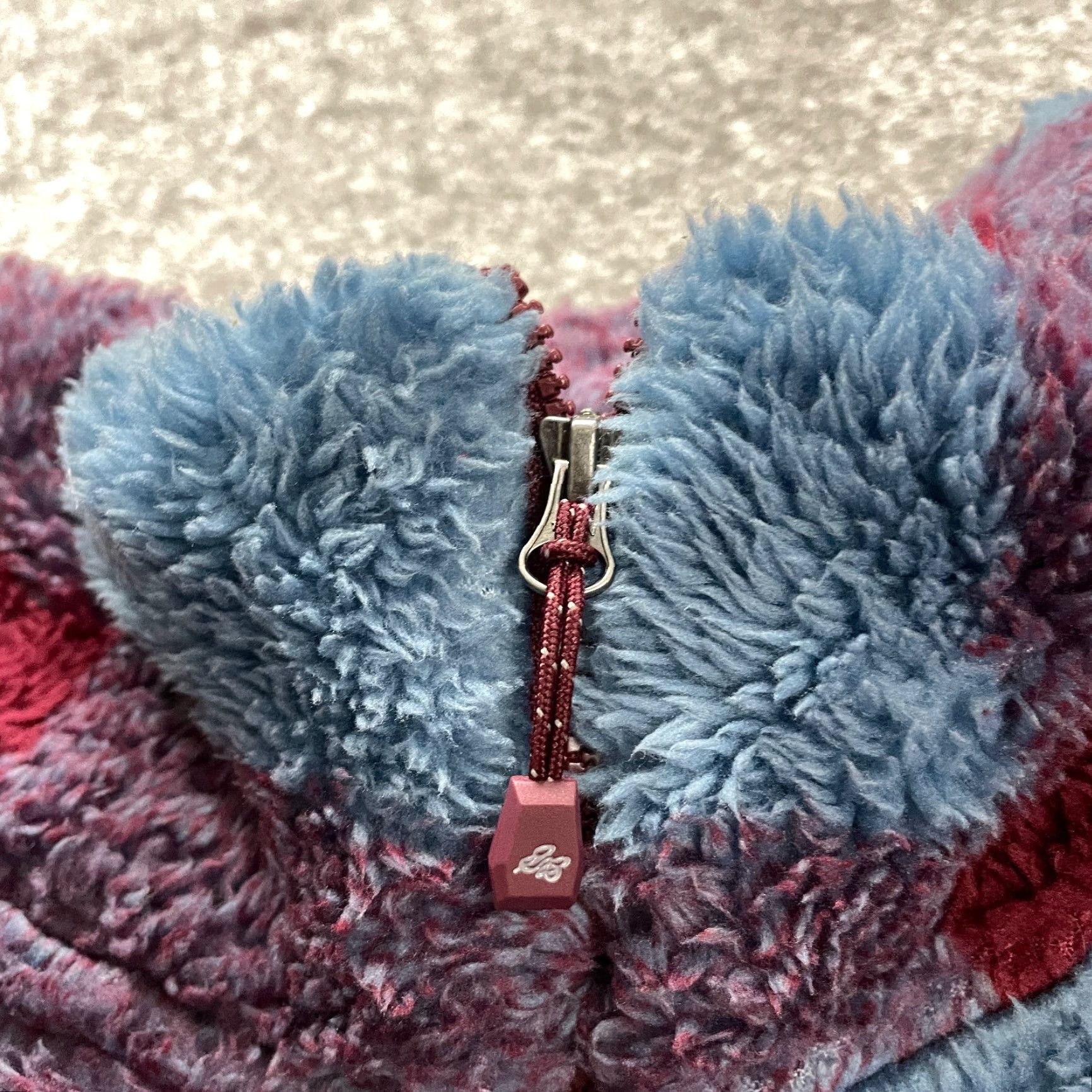 Eddie Bauer Eddie Bauer Jacket Womens XL Blue Red Plaid Fleece 1/4 Zip Soft Faux Fur Outdoor Size XL / US 12-14 / IT 48-50 - 3 Thumbnail