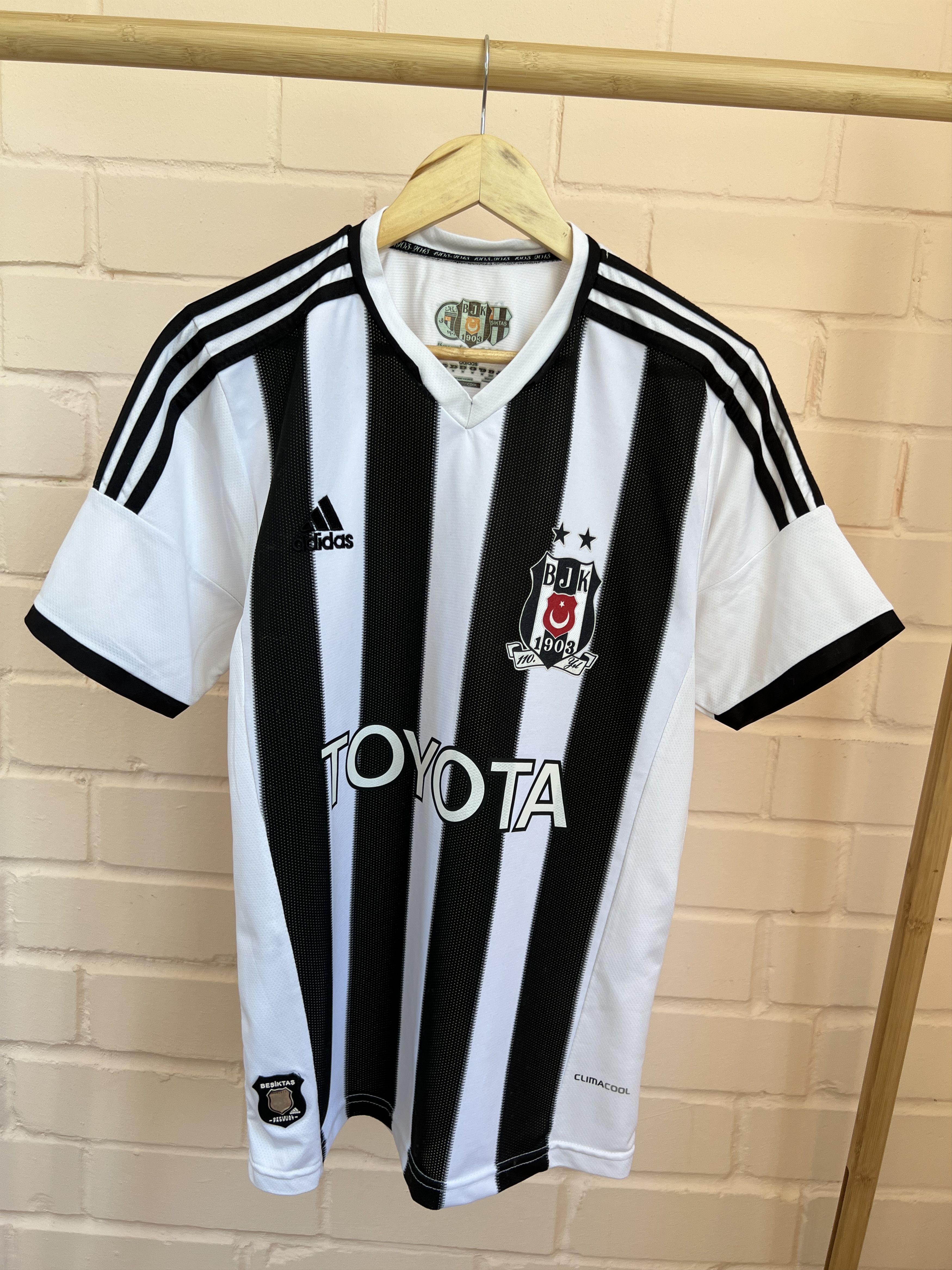 Adidas × Vintage 00s Adidas Beshiktash Toyota Soccer Blokecore Jersey Size US M / EU 48-50 / 2 - 2 Thumbnail