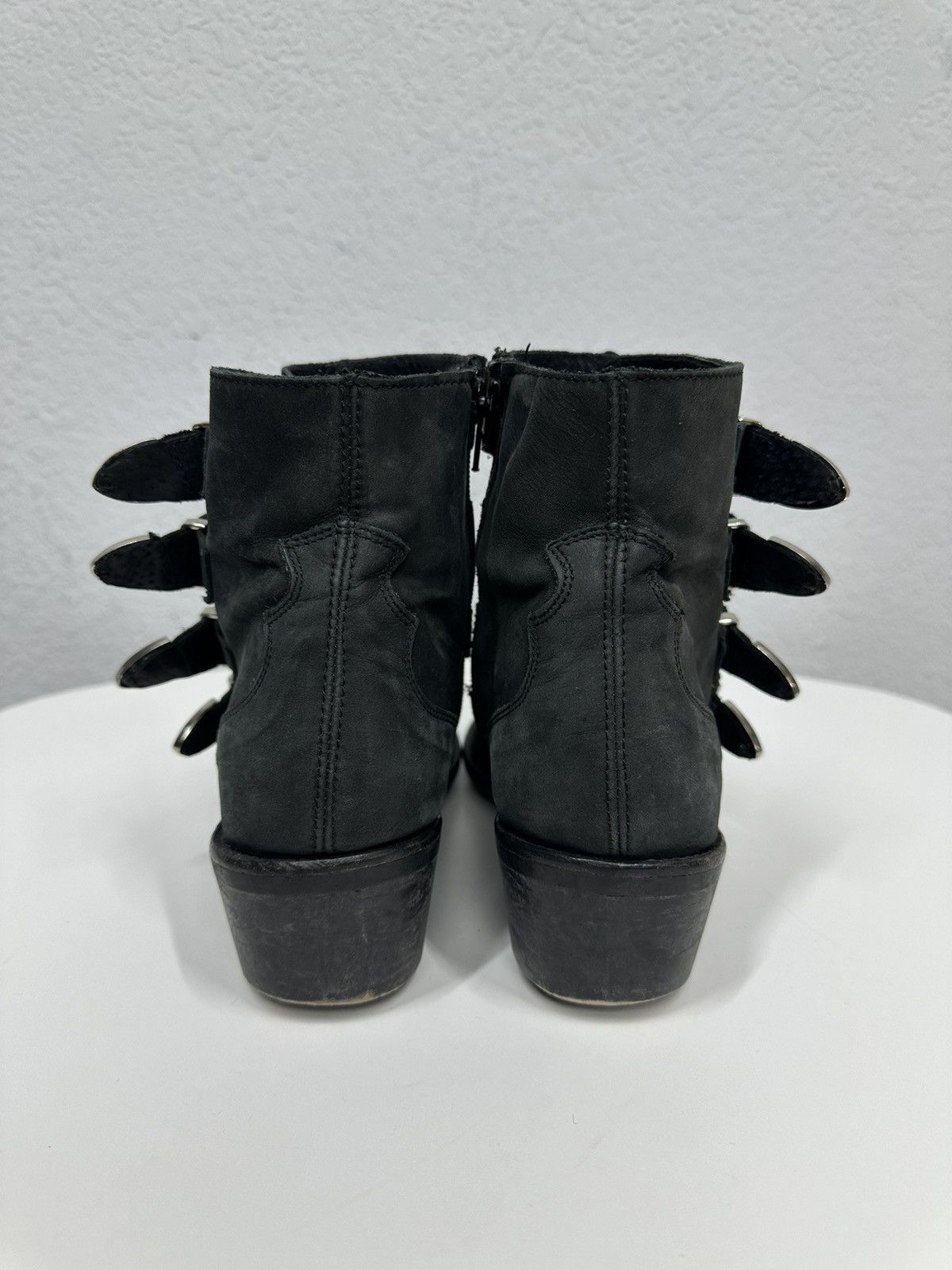 Hedi Slimane Vintage Avantgarde Boots Leather Y2k AS 98 Ankle Heels Japan Size US 8 / EU 41 - 6 Thumbnail
