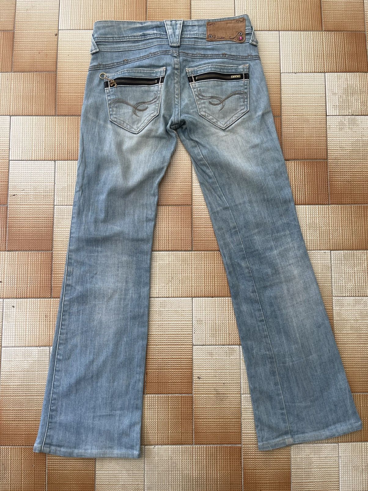 Japanese Brand 90’s FLARE JEANS STREET FASHION LOW RISE BOOT CUT Size 27" / US 4 / IT 40 - 3 Thumbnail