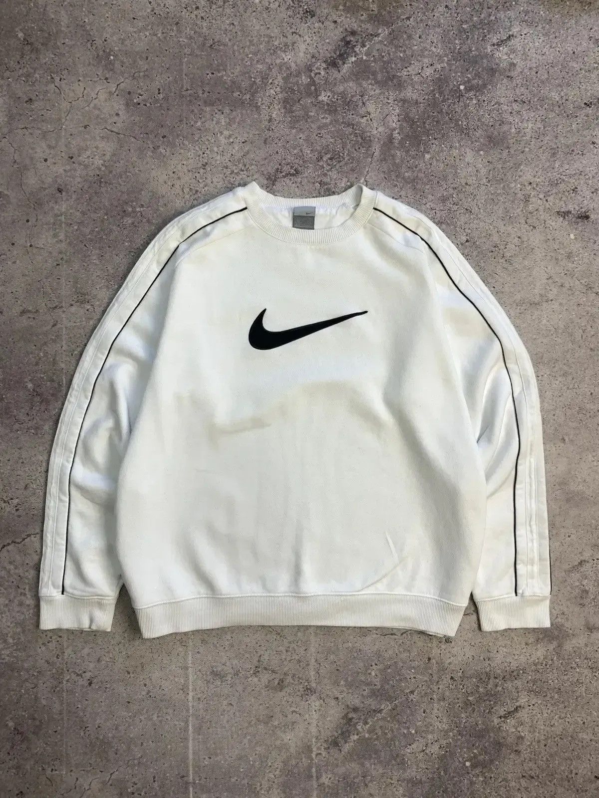 Nike × Vintage Vintage Sweater Nike faded sweatwear drip blockcore Size US XL / EU 56 / 4 - 5 Thumbnail