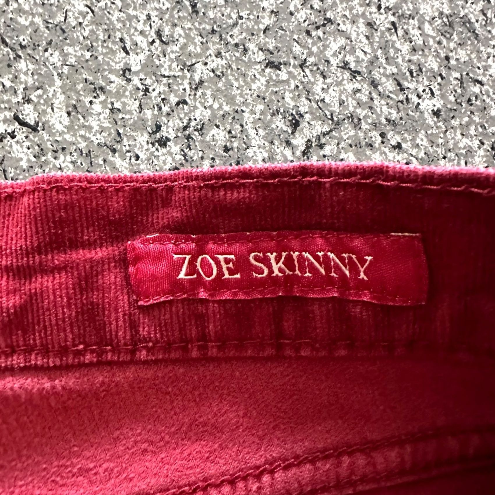 Lucky Brand Lucky Brand Jeans Women’s Skinny Corduroy 6 Red 28x32 Stretch Regular Size 28" / US 6 / IT 42 - 5 Thumbnail